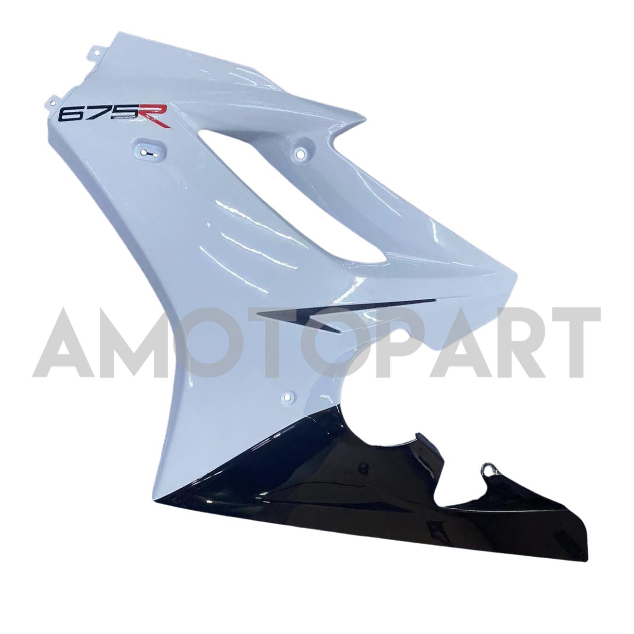 Amotopart 2006-2008 Triumph Daytona 675 White Fairing Kit