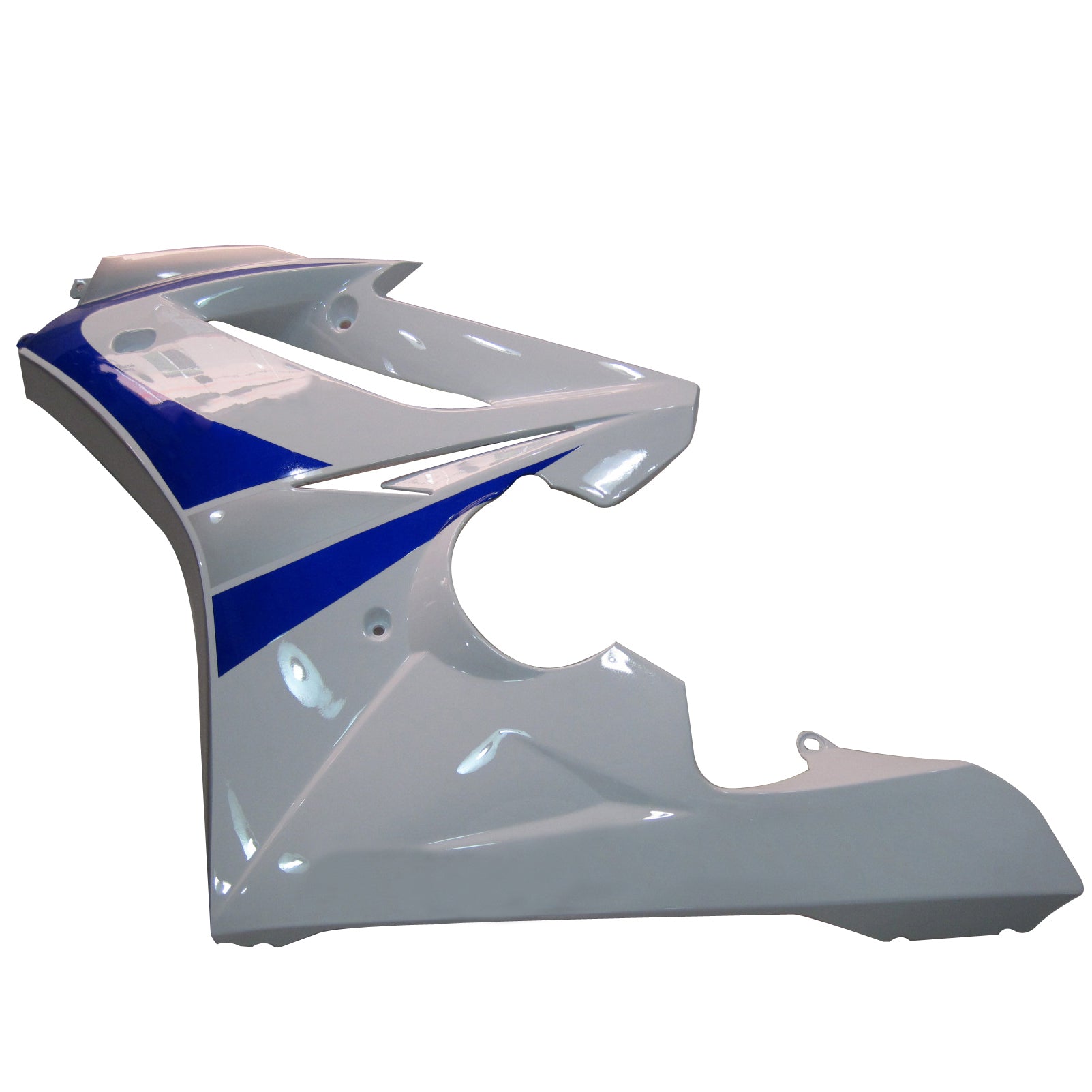 Amotopart 2006-2008 Triumph Daytona 675 Silver White Blue Fairing Kit