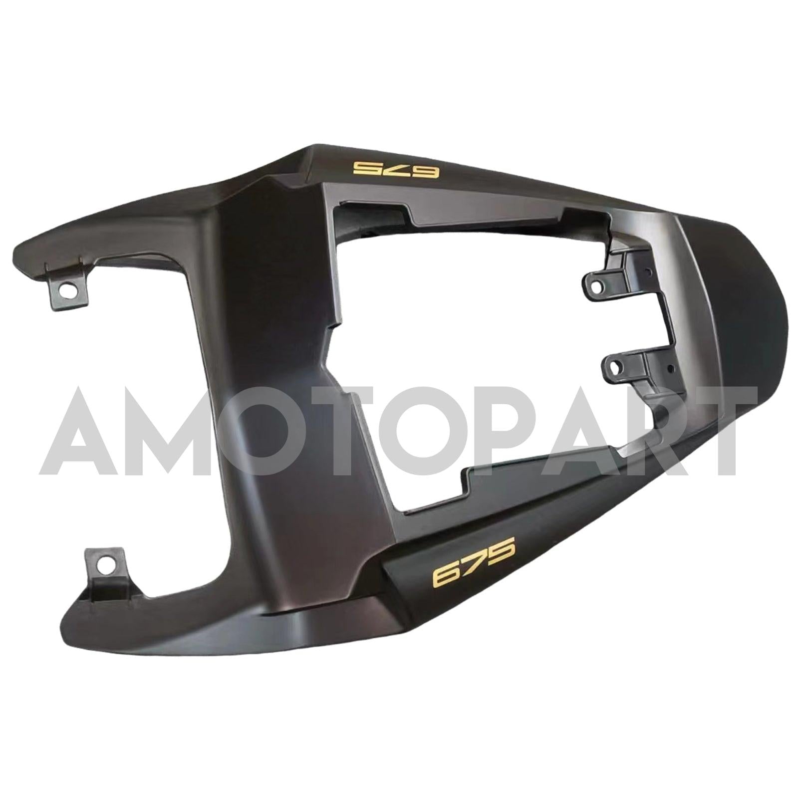 Amotopart 2006-2008 Triumph Daytona 675 Black with Logo Fairing Kit