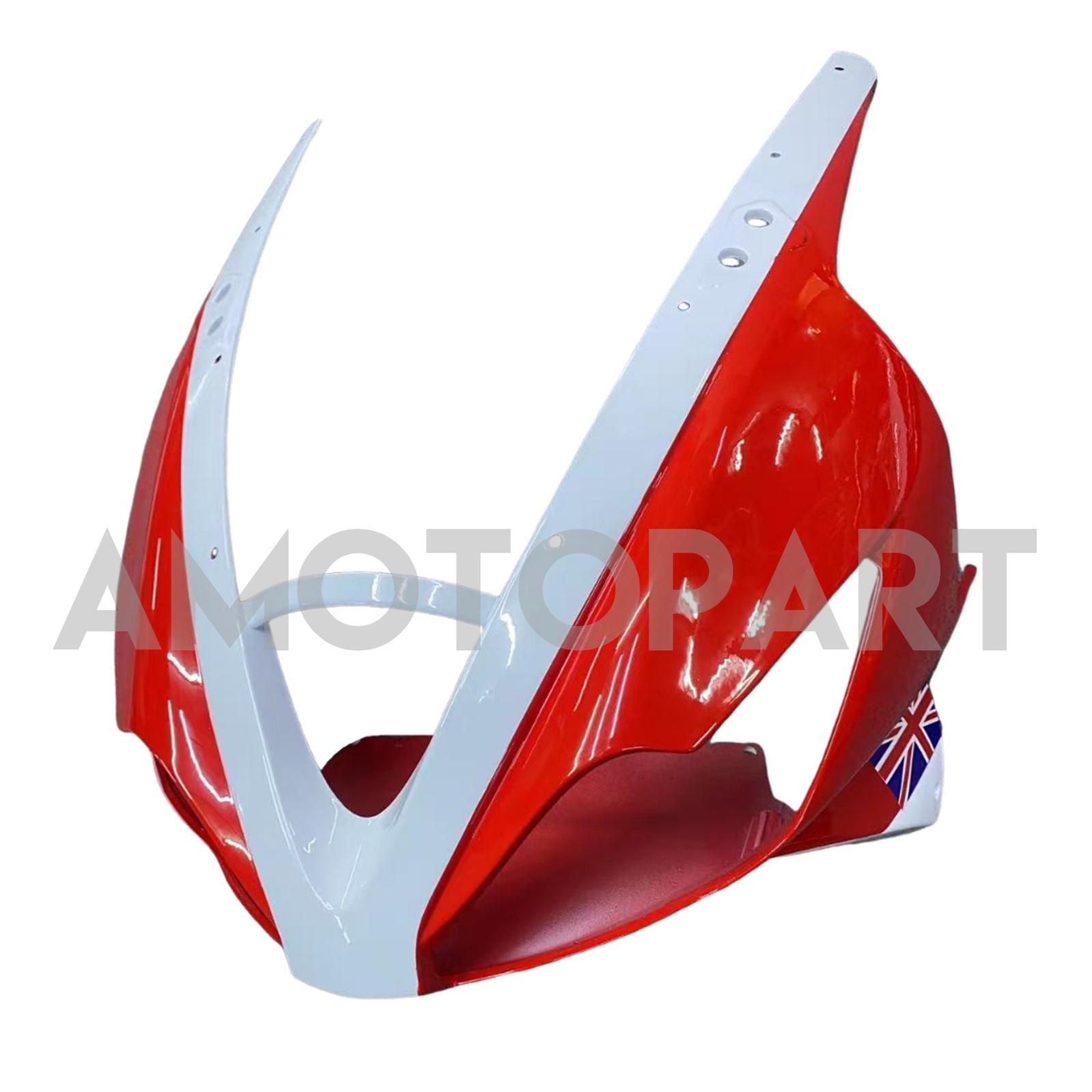 Amotopart 2006-2008 トライアンフ デイトナ 675 レッド&ホワイト スタイル2 フェアリングキット