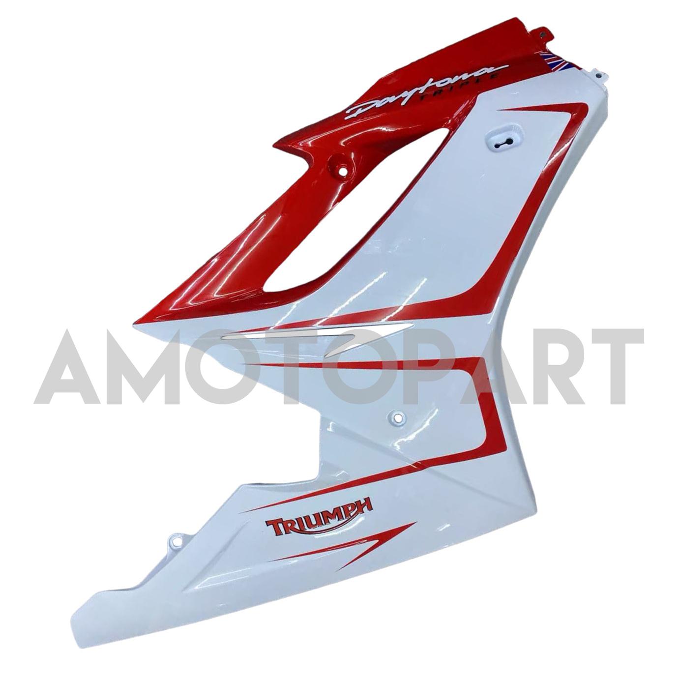 Amotopart 2006-2008 トライアンフ デイトナ 675 レッド&ホワイト スタイル2 フェアリングキット