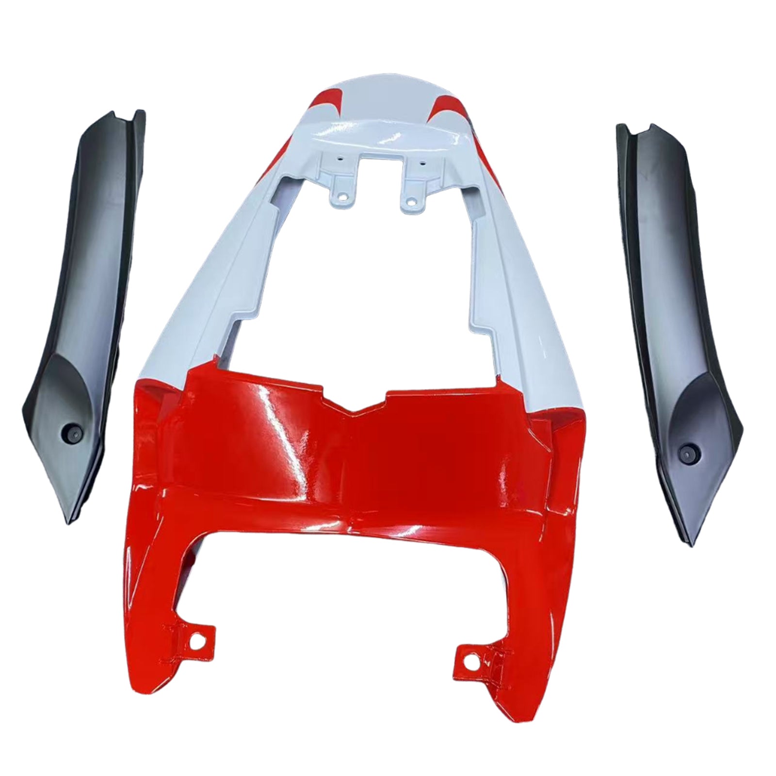 Amotopart 2006-2008 Triumph Daytona 675 Red&White Style2 Fairing Kit