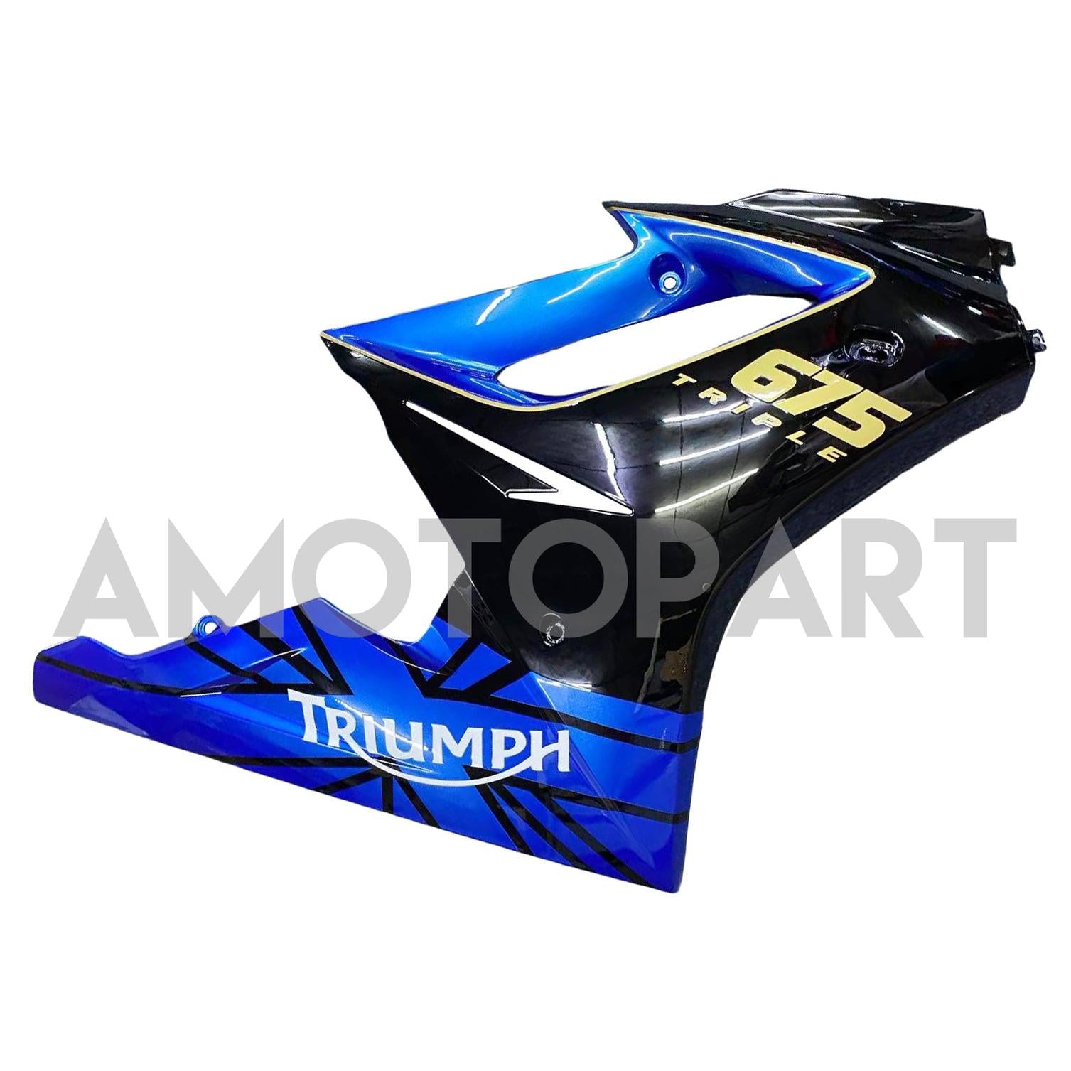 Amotopart 2006-2008 Triumph Daytona 675 Blue Fairing Kit