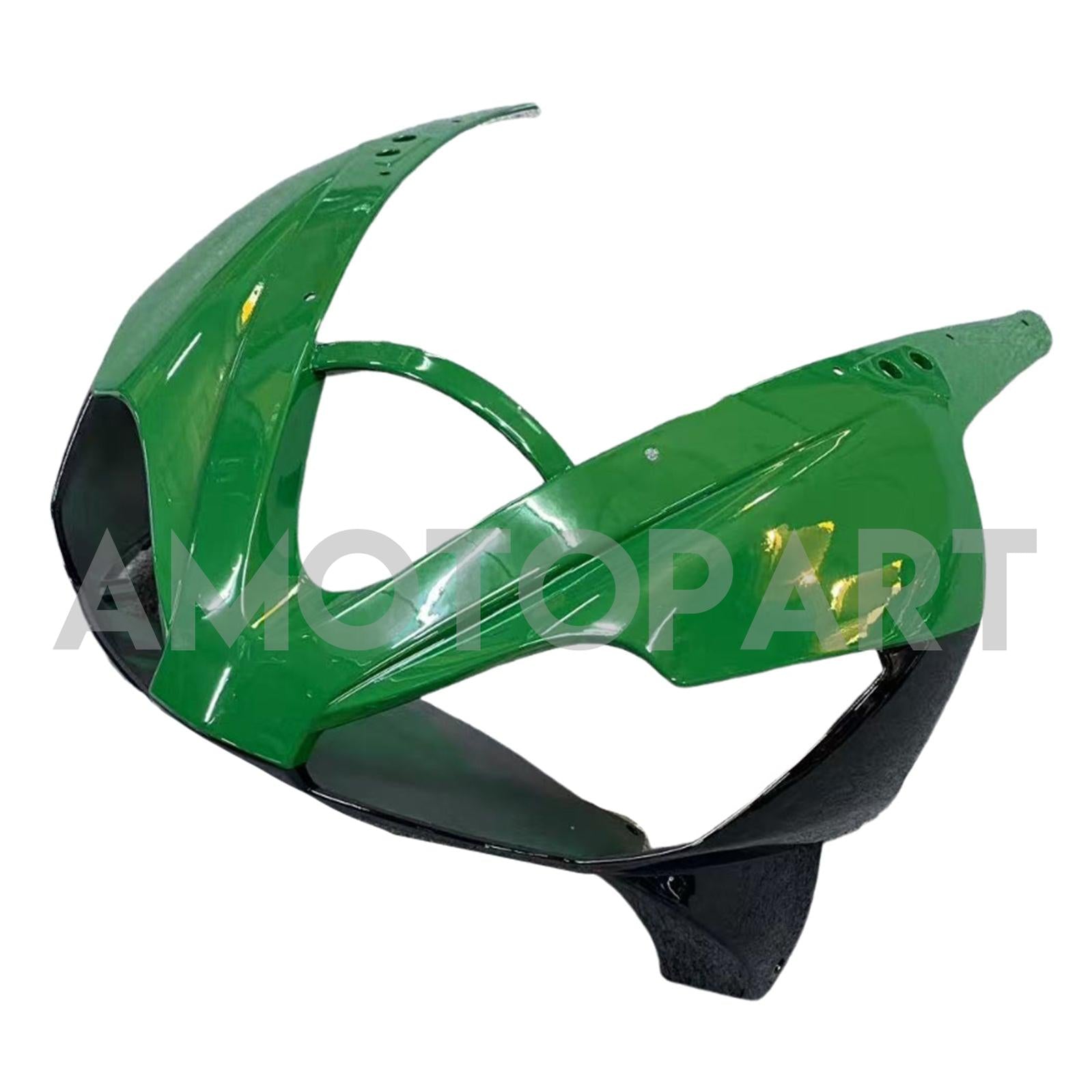 Amotopart 2006-2008 Triumph Daytona 675 Glänzende dunkelgrüne Schwarzverkleidung Kit