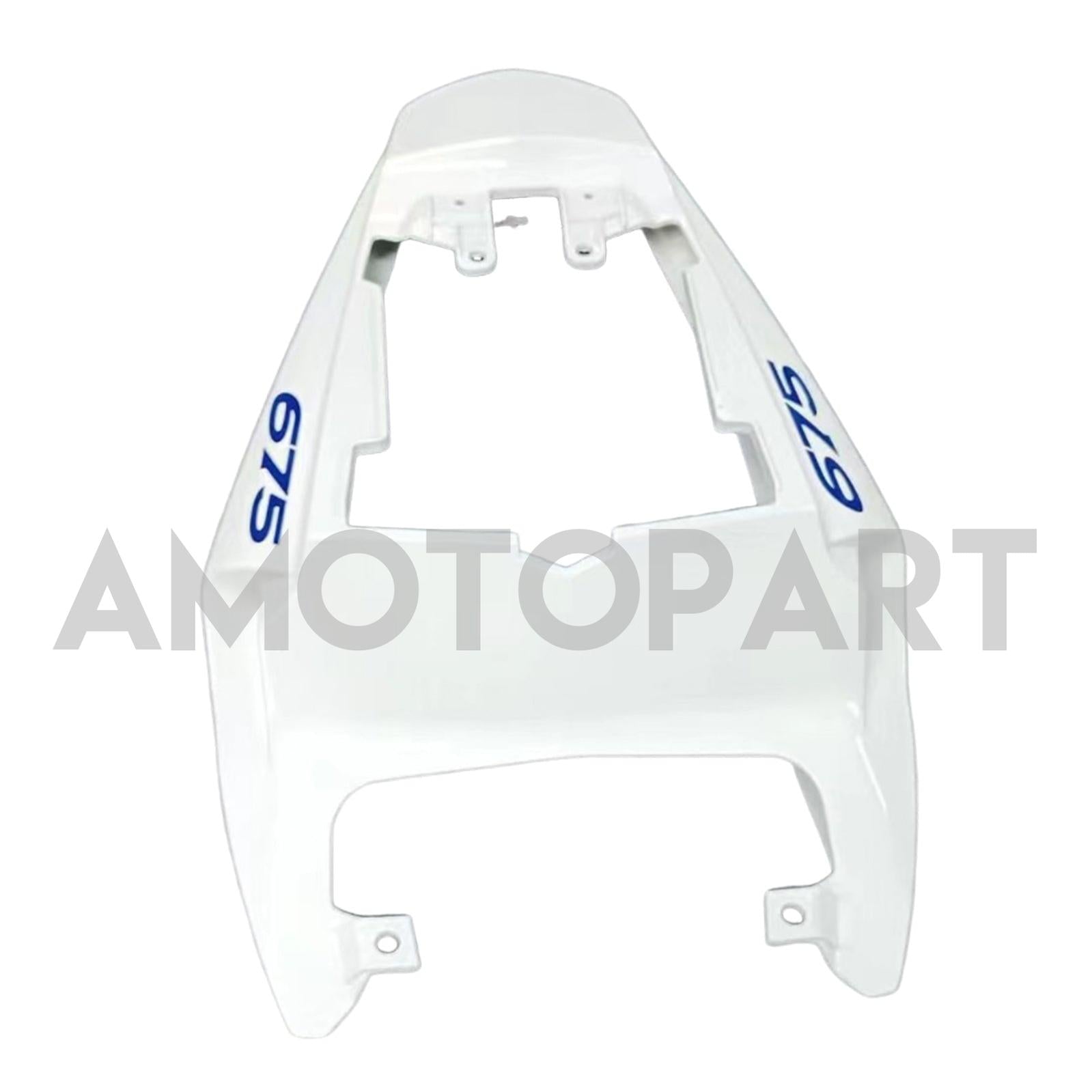 Amotopart 2009-2012 Triumph Daytona 675 Fairing White & Blue Kit