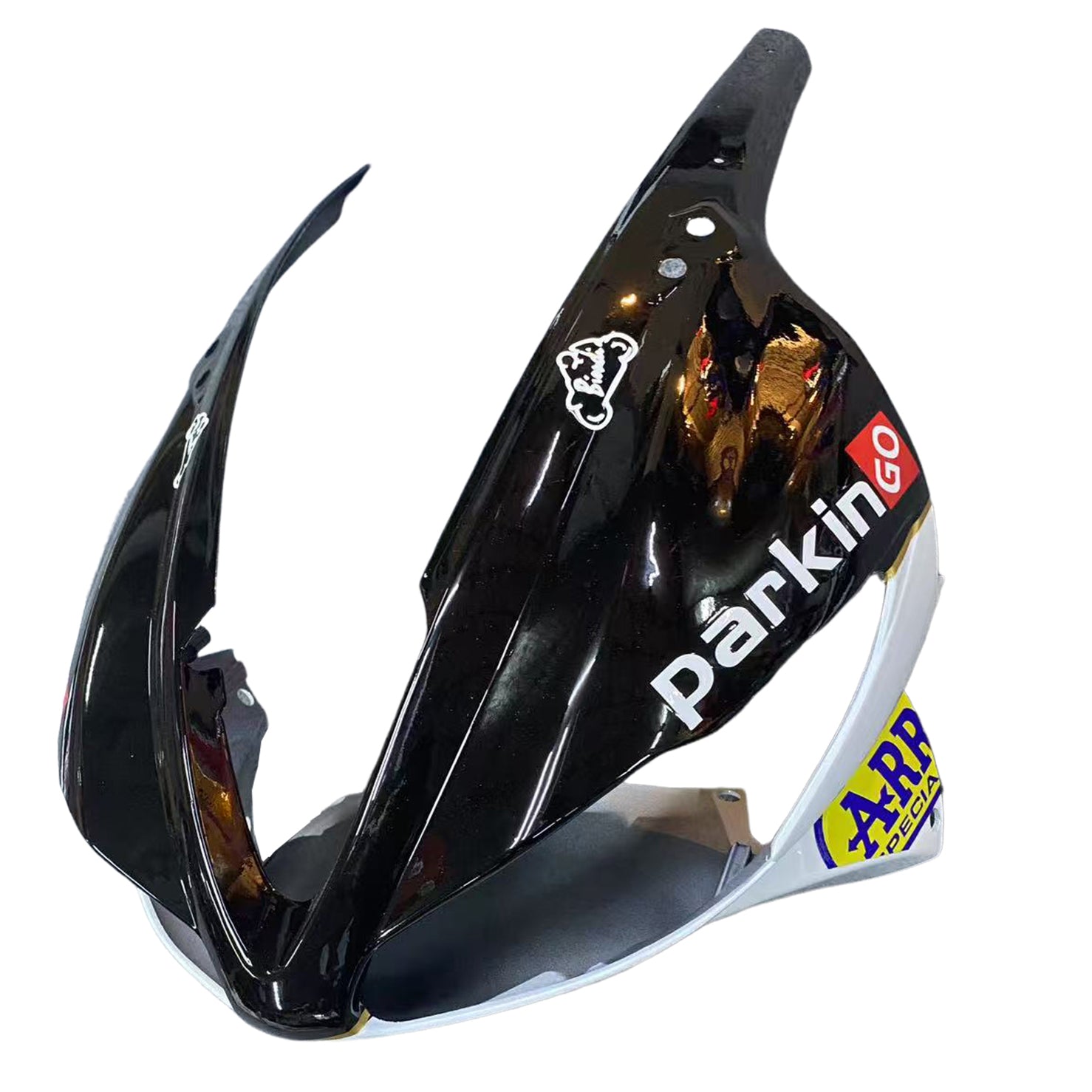 Amotopart 2009-2012 Kit carena Triumph Daytona 675 White&Black Style1
