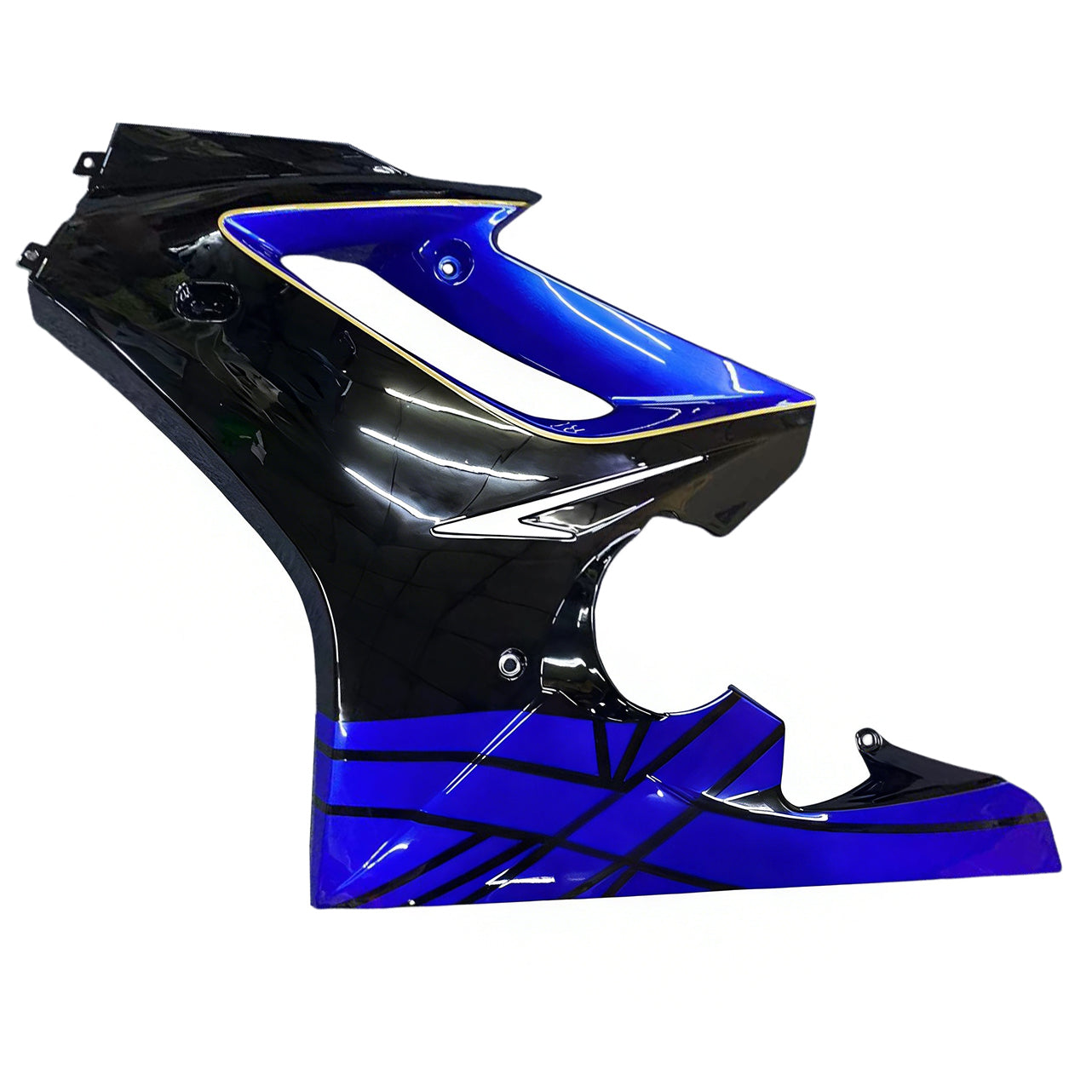 Amotopart 2009-2012 Triumph Daytona 675 Blue & Black Style1 Failing Kit