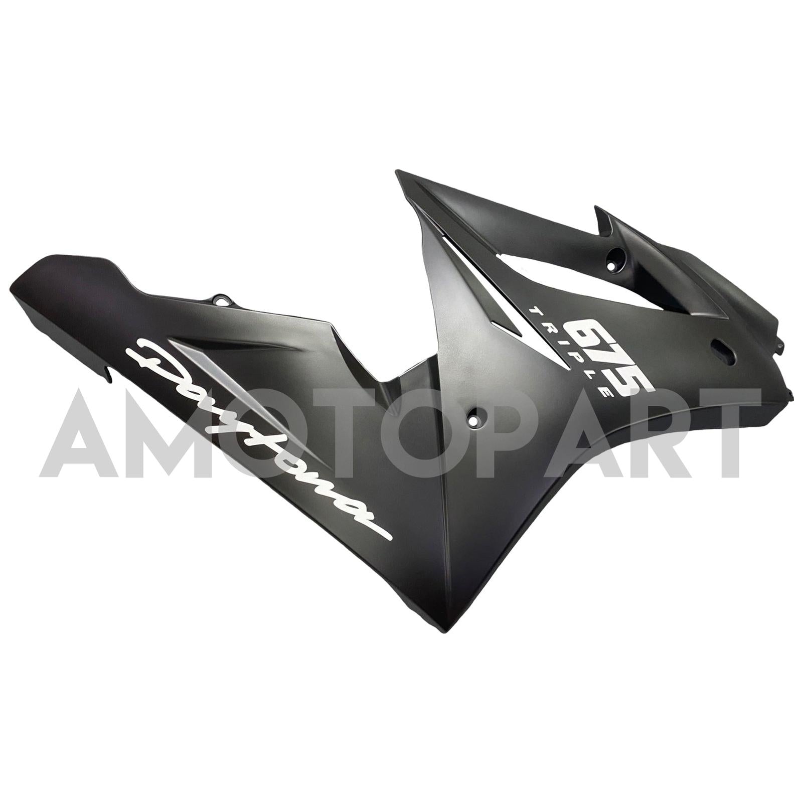 AMOTOPT 2009-2012 Triumph Daytona 675 Black Style2 Kit de carenagem