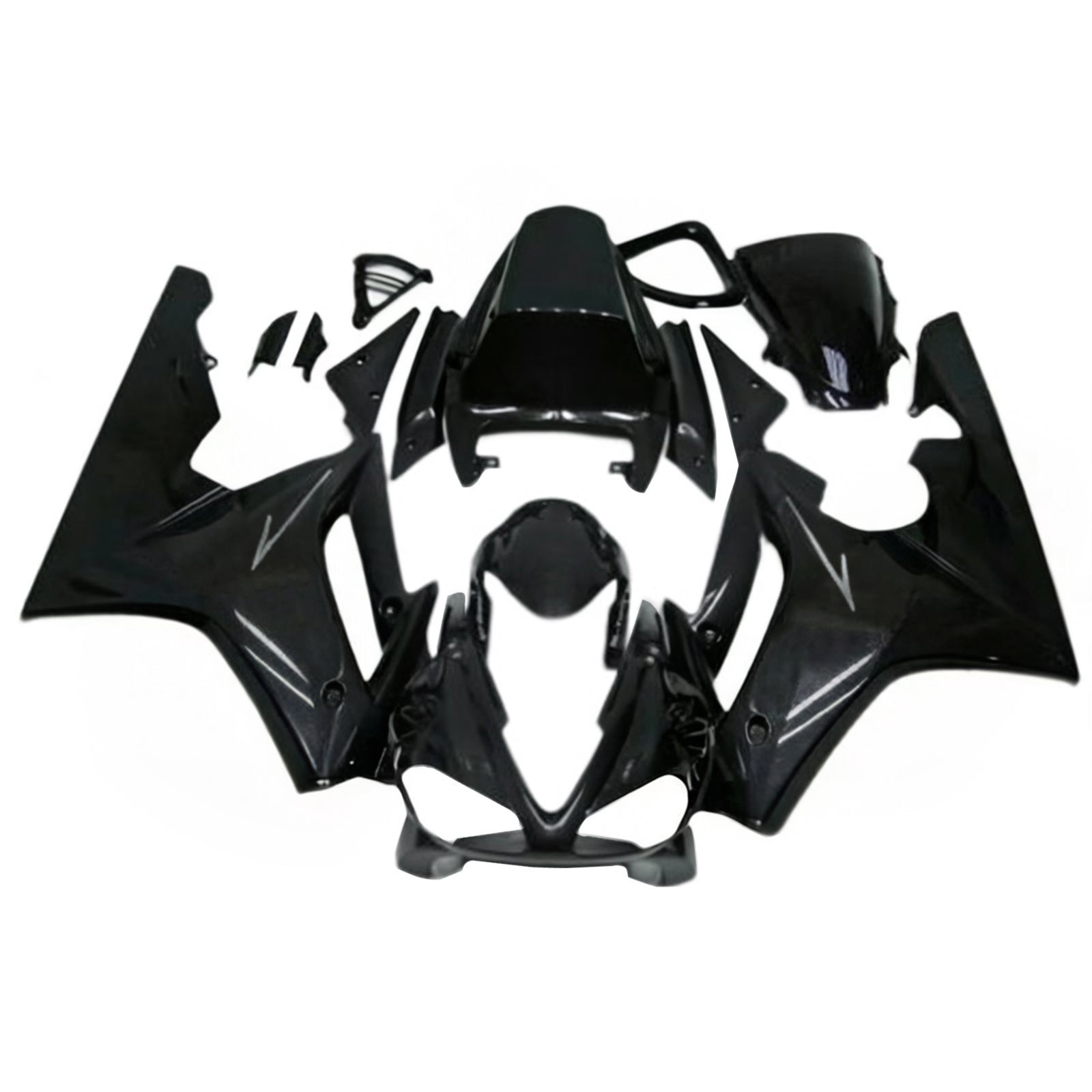 Amotopart 2009-2012 Triumph Daytona 675 Black Style1 Fairing Kit
