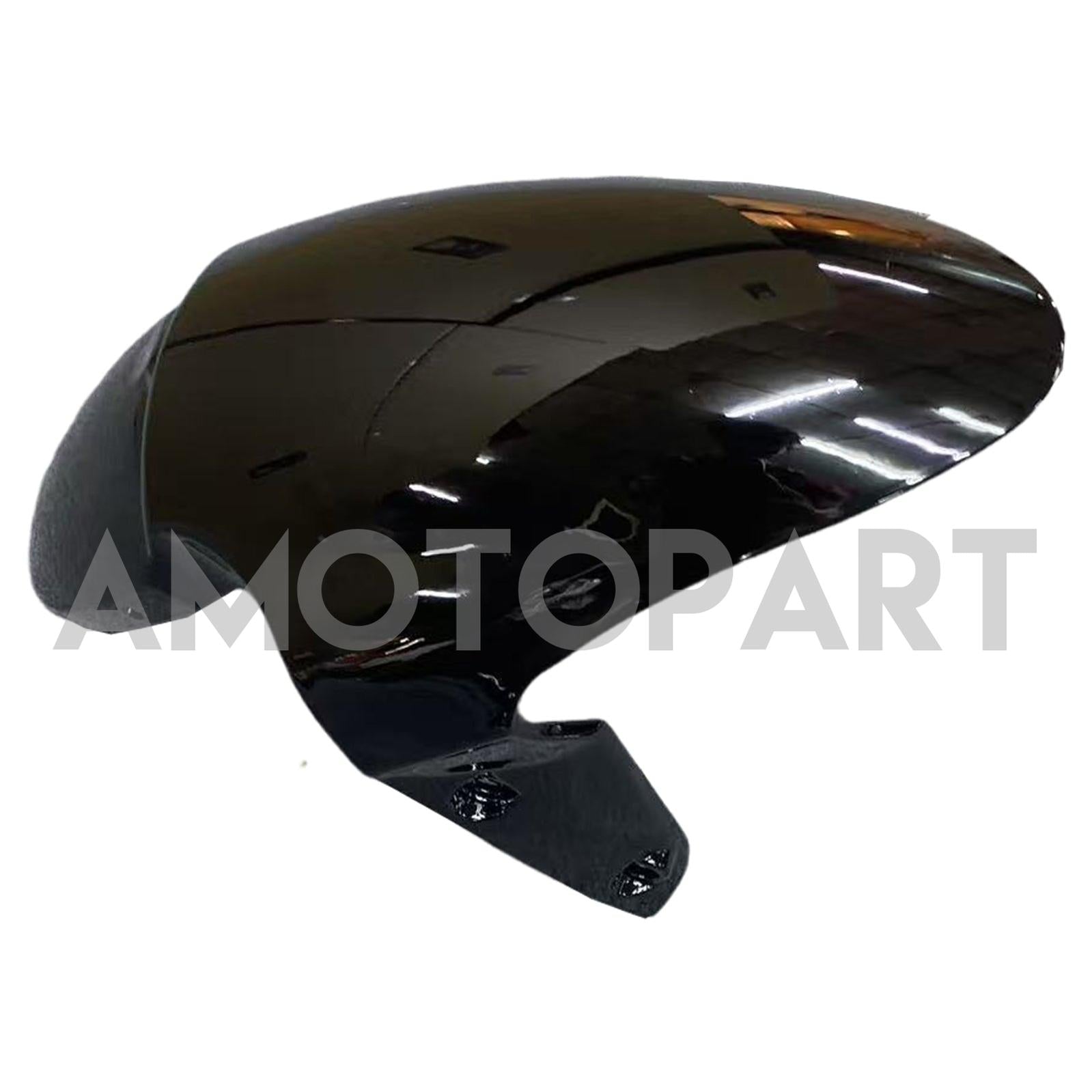 Amotopart 2009-2012 Triumph Daytona 675 Kit de carénage noir rouge noir brillant