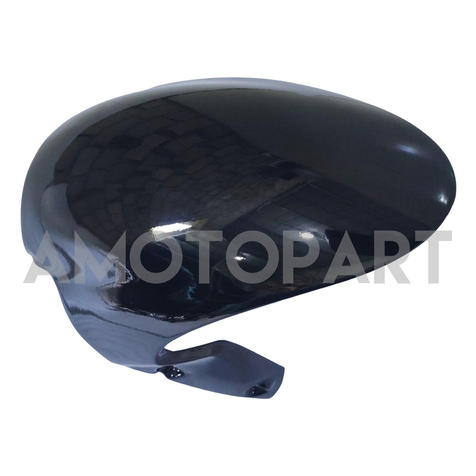 Amotopart 2013-2017 Triumph Daytona 675 Glossy Black Grey Fairing Kit