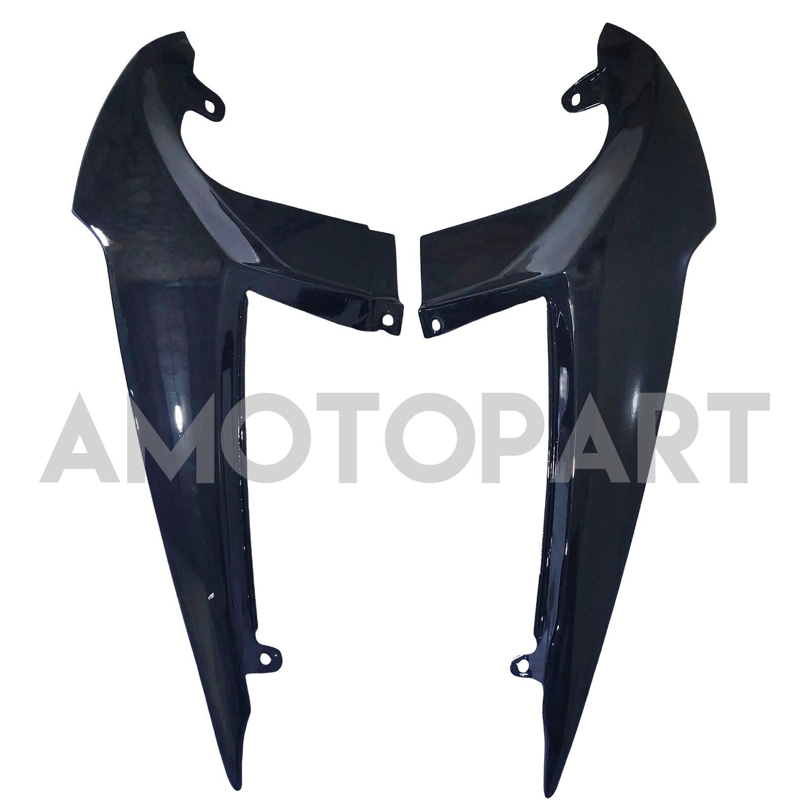 Amotopart 2013-2017 Triumph Daytona 675 Glossy Black Grey Fairing Kit