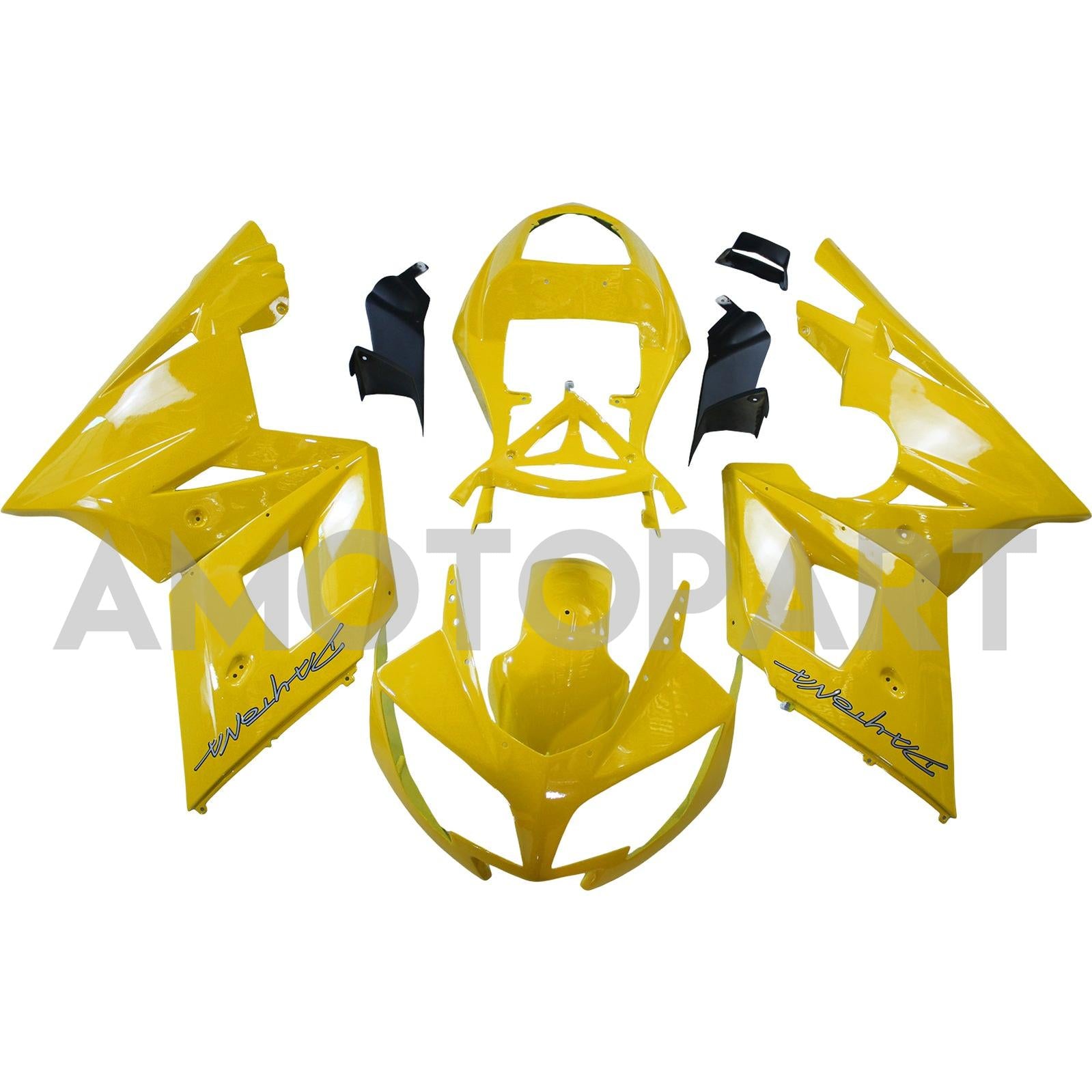 AMOTOTT TRIUMPH 2002-2005 Daytona 600/650 Kit de carenagem amarela