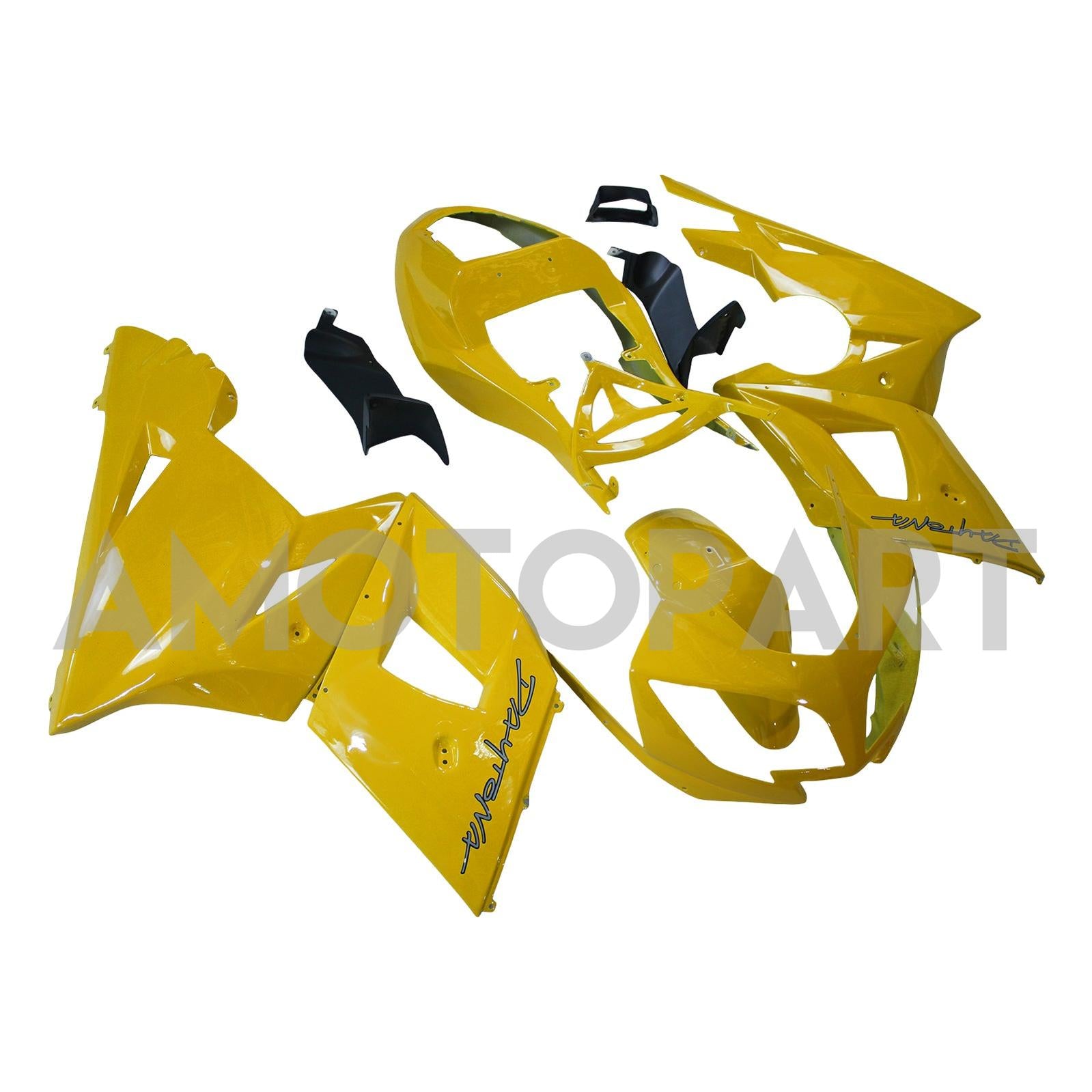AMOTOTT TRIUMPH 2002-2005 Daytona 600/650 Kit de carenagem amarela