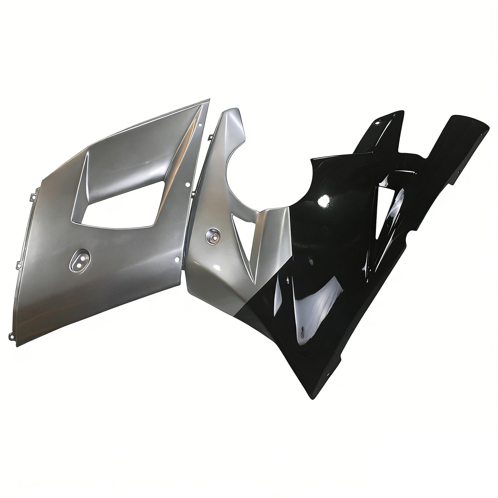 Amotopart Triumph 2002-2005 Daytona 600/650 Sliver&Black Fairing Kit