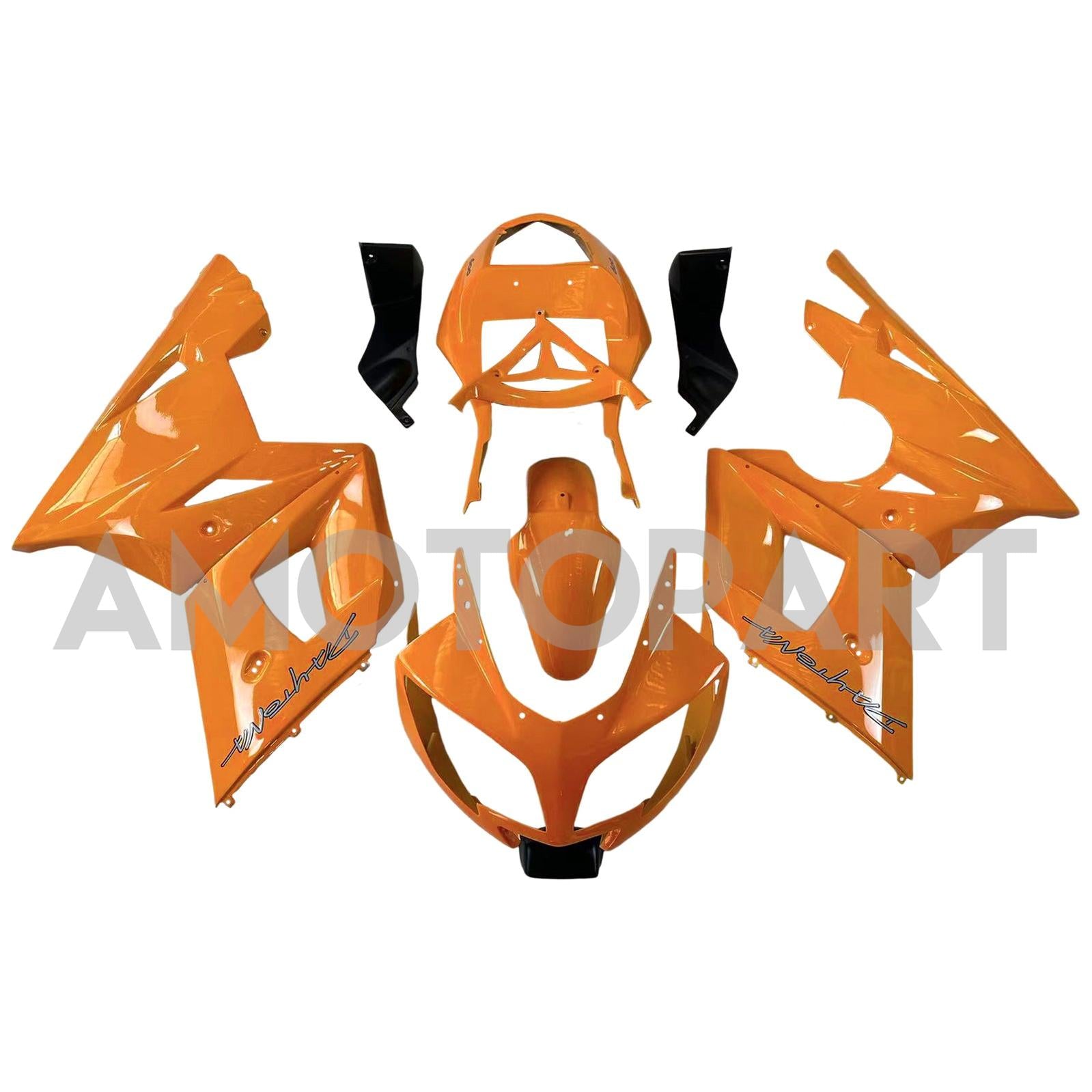 Amotopart Triumph 2002-2005 Daytona 600/650 Orange Fairing Kit