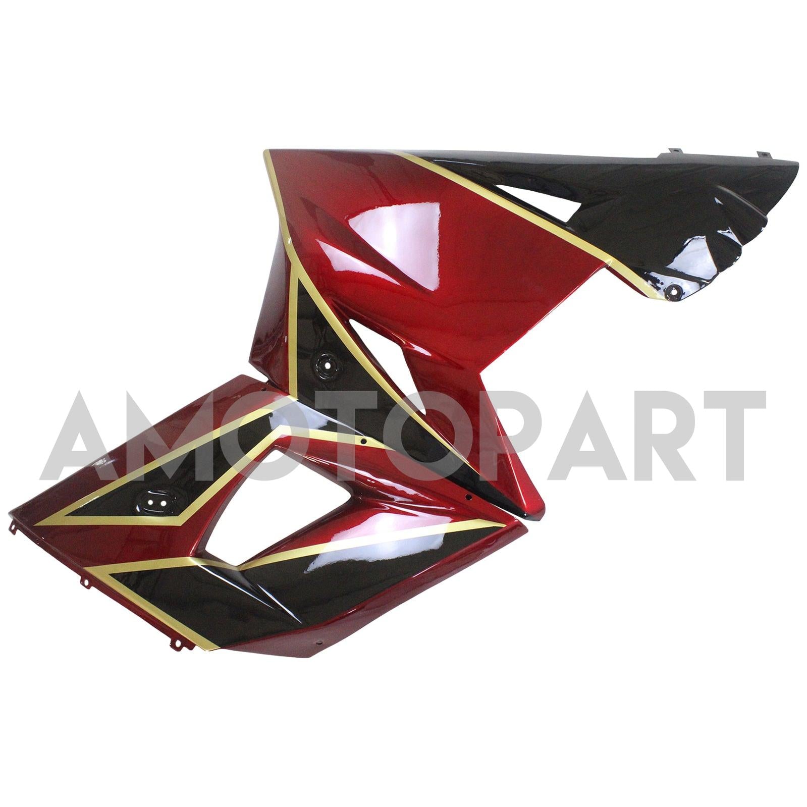 Amotopart 2002-2005 Triumph Daytona 600 650 Red&Gold Fairing Kit