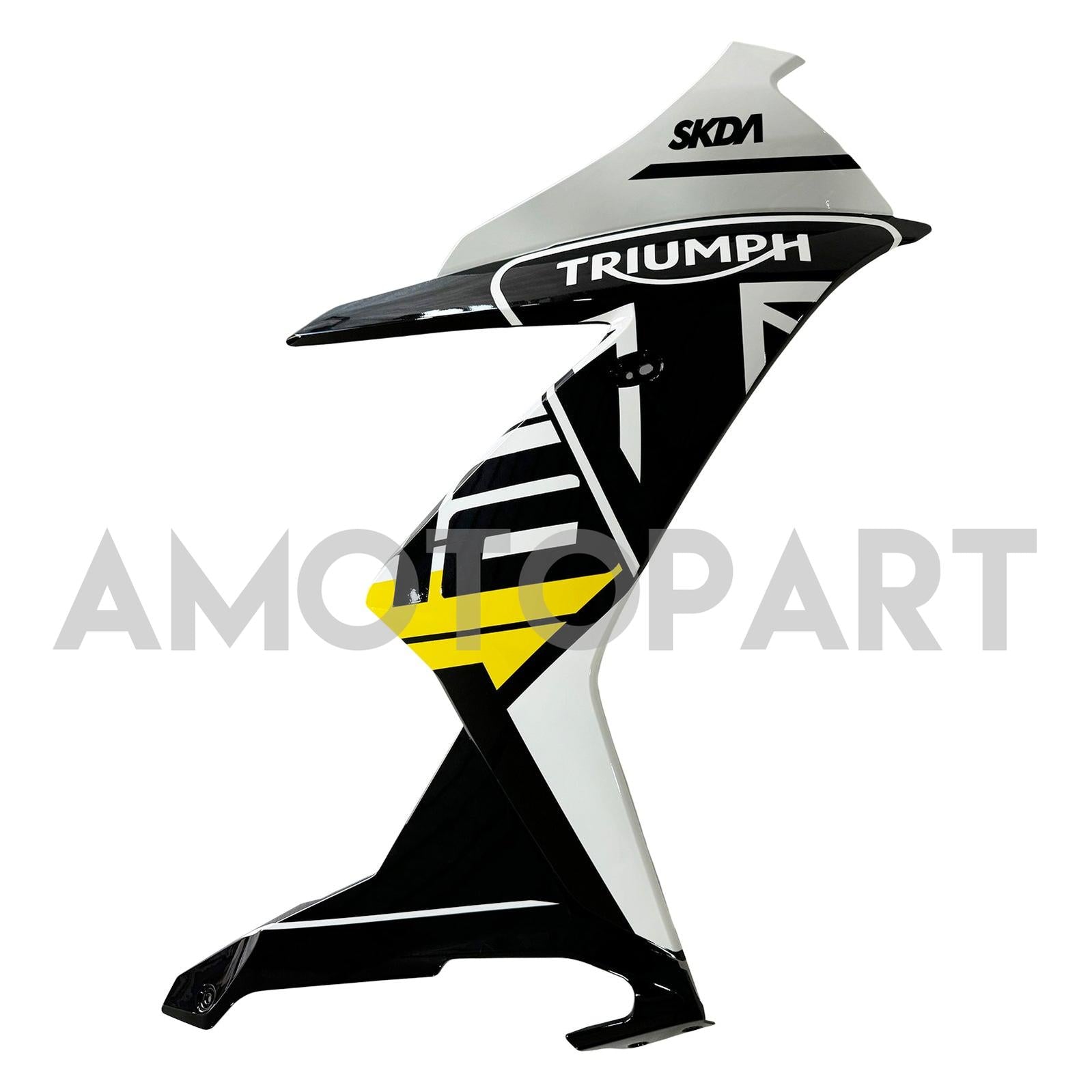 AMOTOPT 2024-2025 Triumph Daytona 660 Kit de carenagem branca preta amarela