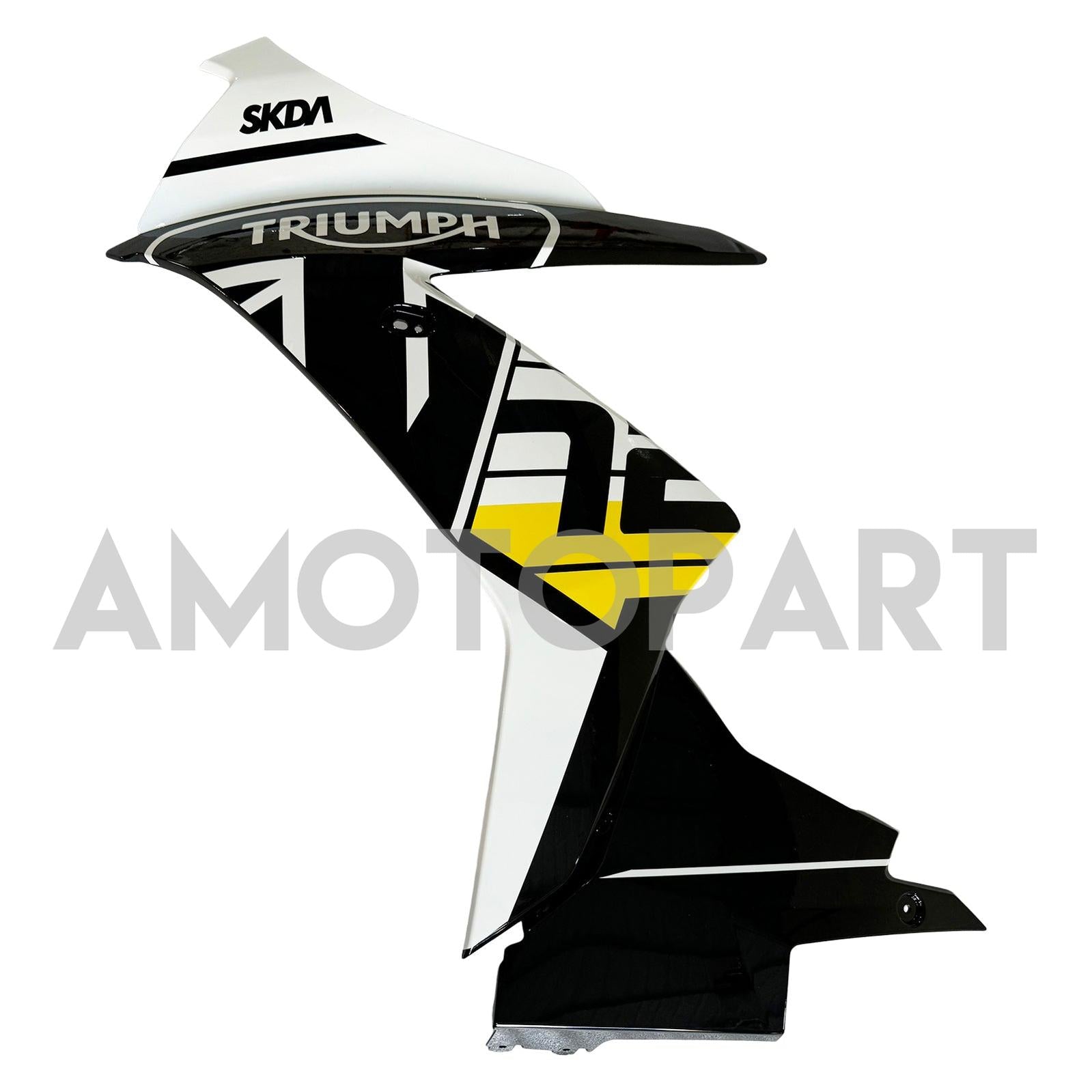 AMOTOPT 2024-2025 Triumph Daytona 660 Kit de carenagem branca preta amarela