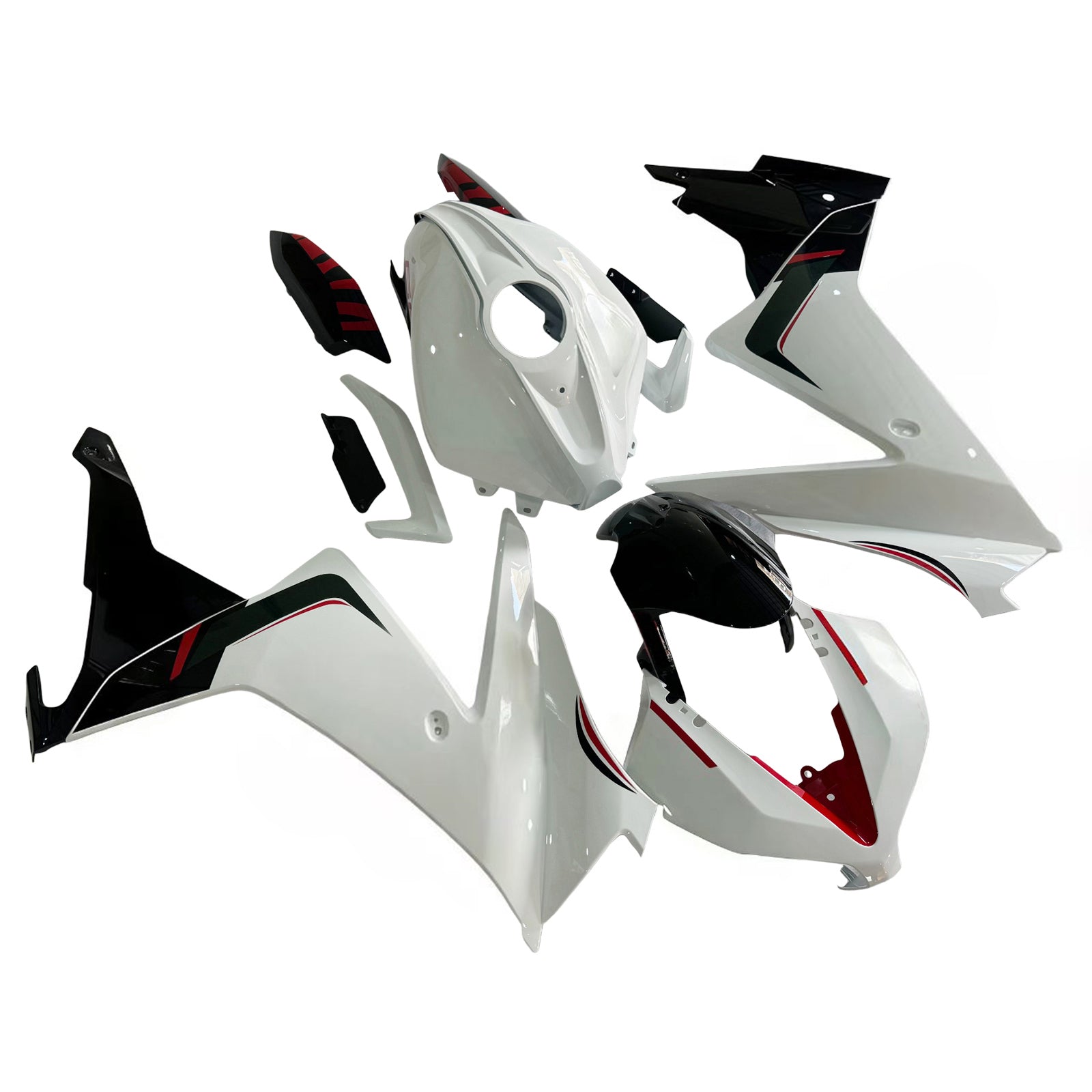 Amotopart 2024-2025 Triumph Daytona 660 Red Black White Beurskit