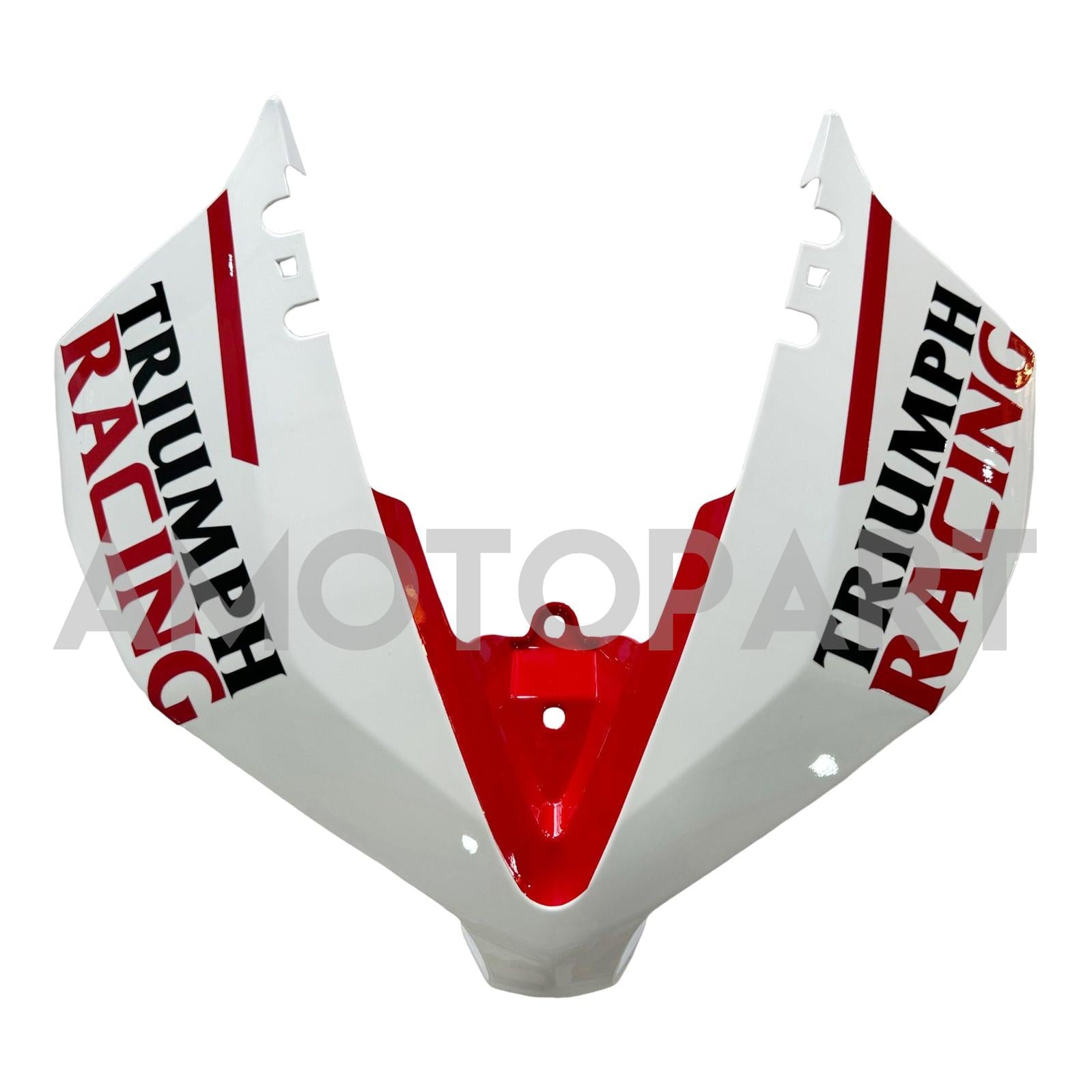 Amotopart 2024-2025 Triumph Daytona 660 Kit de carénage blanc noir rouge