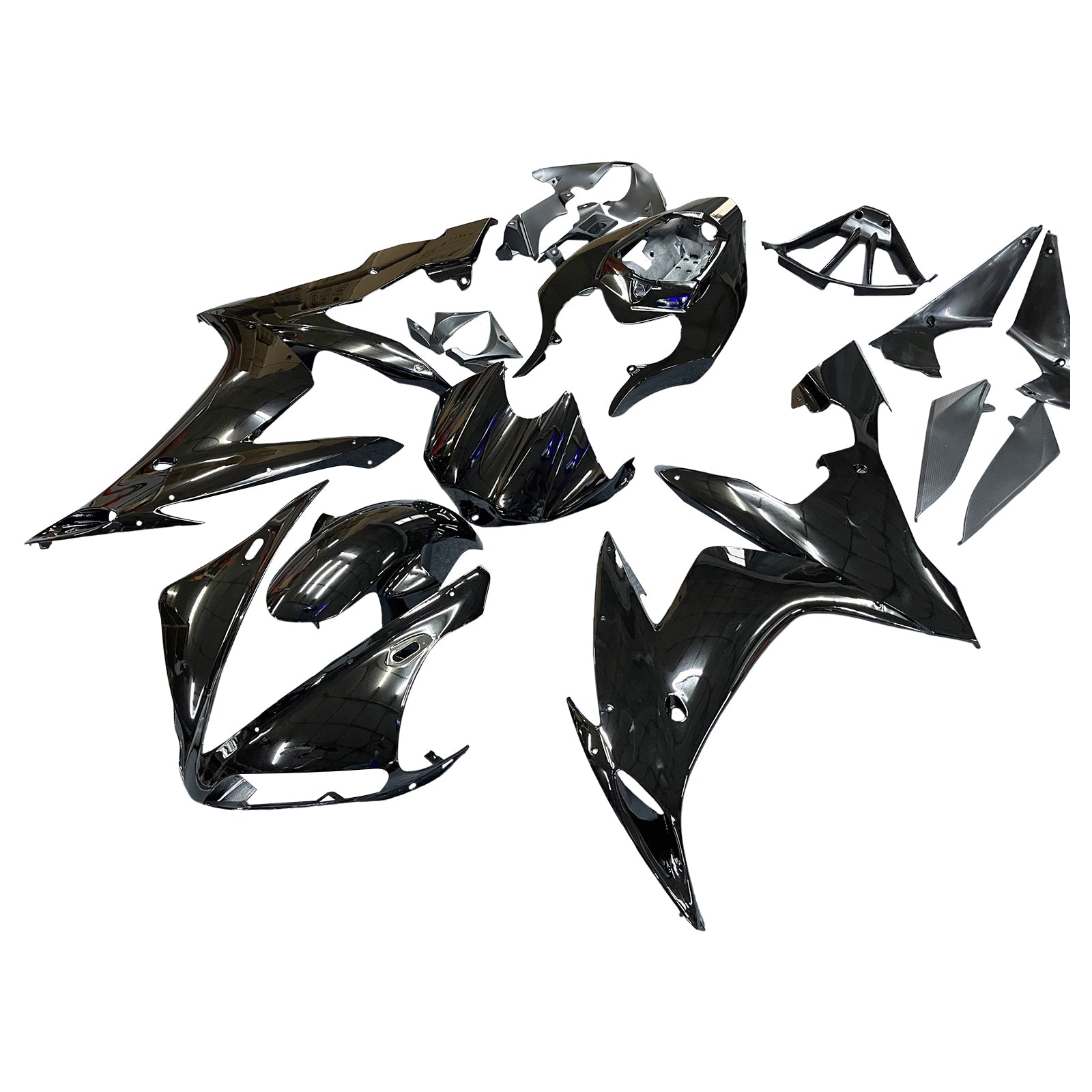 Amotopart 2004-2006 Yamaha YZF R1 Fairing Gloss Black Fairing Kit