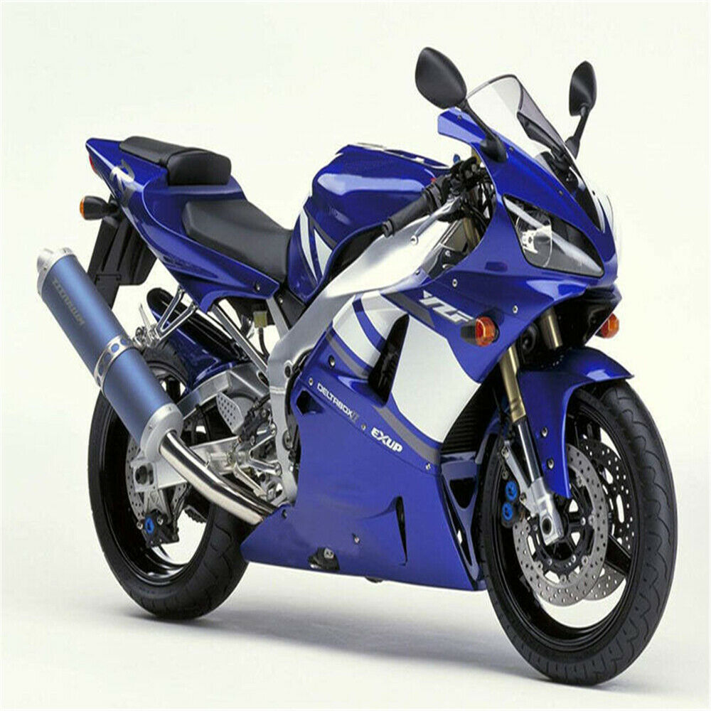 Amotopart Carene Yamaha YZF R1 2000-2001 Carena Kit Carena Blu