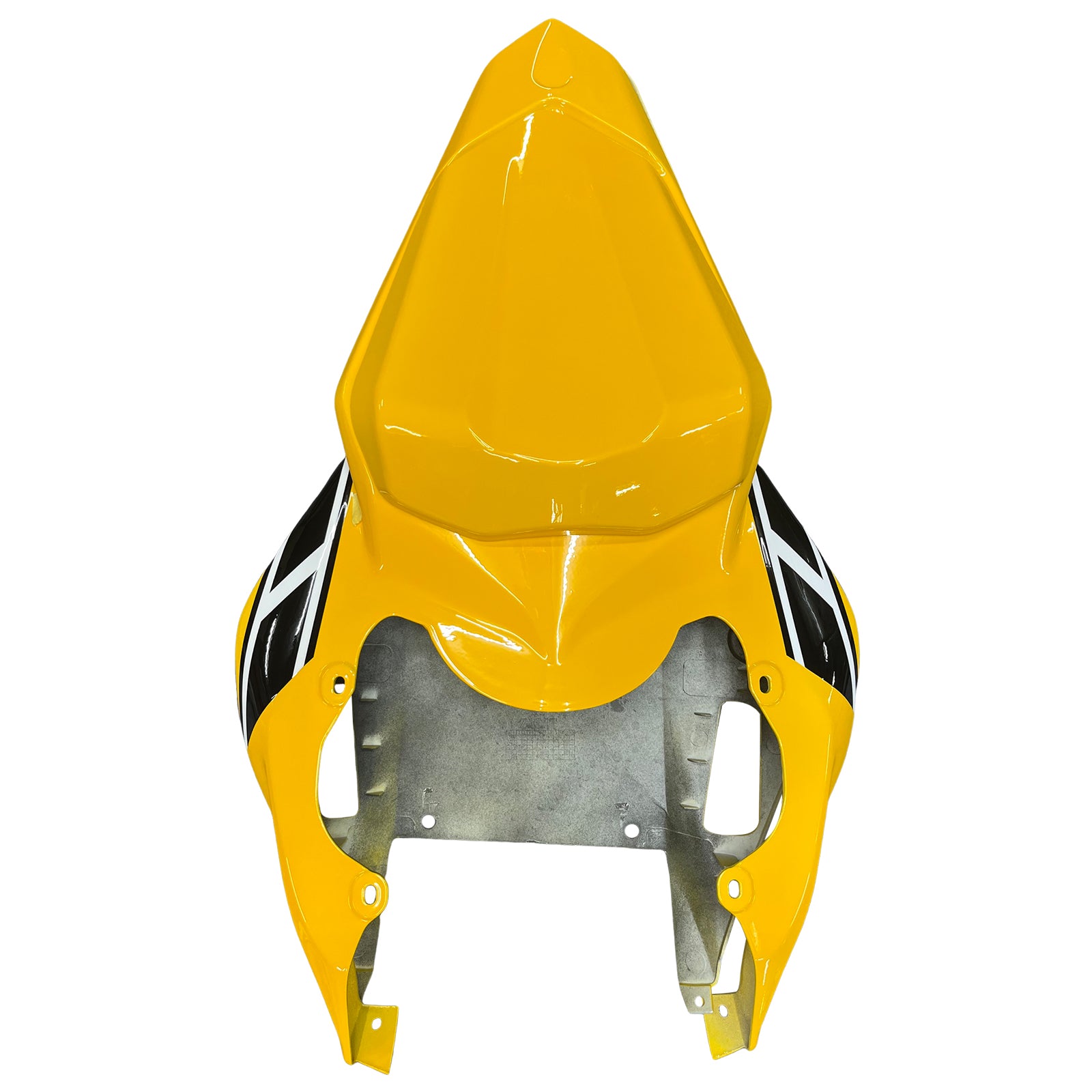 Amotopart 2006 2007 Yamaha YZF-R6 Fairing Yellow White Kit