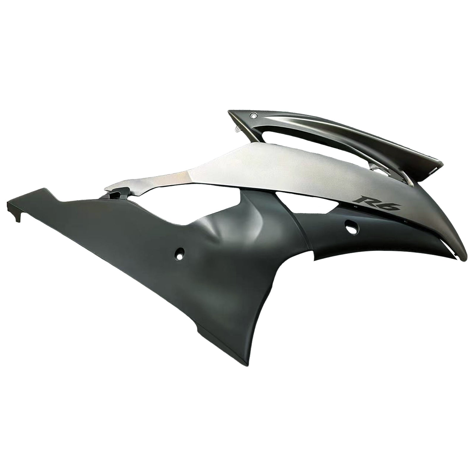 Amotopart 2008-2016 YAMAHA YZF-R6 Fairing Gray Black Fairing Kit