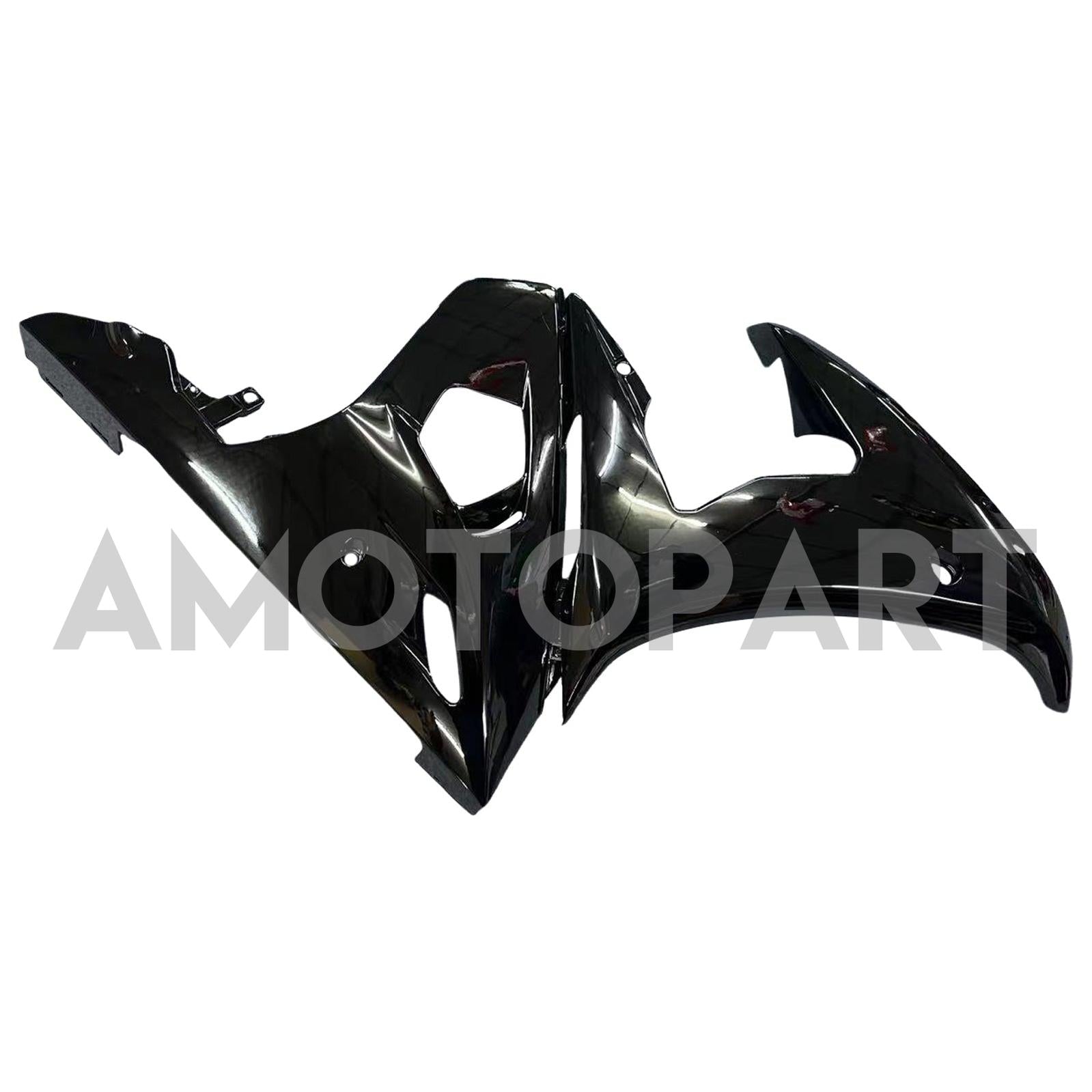 Amotopart 2005 ヤマハ YZF R6 フェアリング グロス ブラック キット