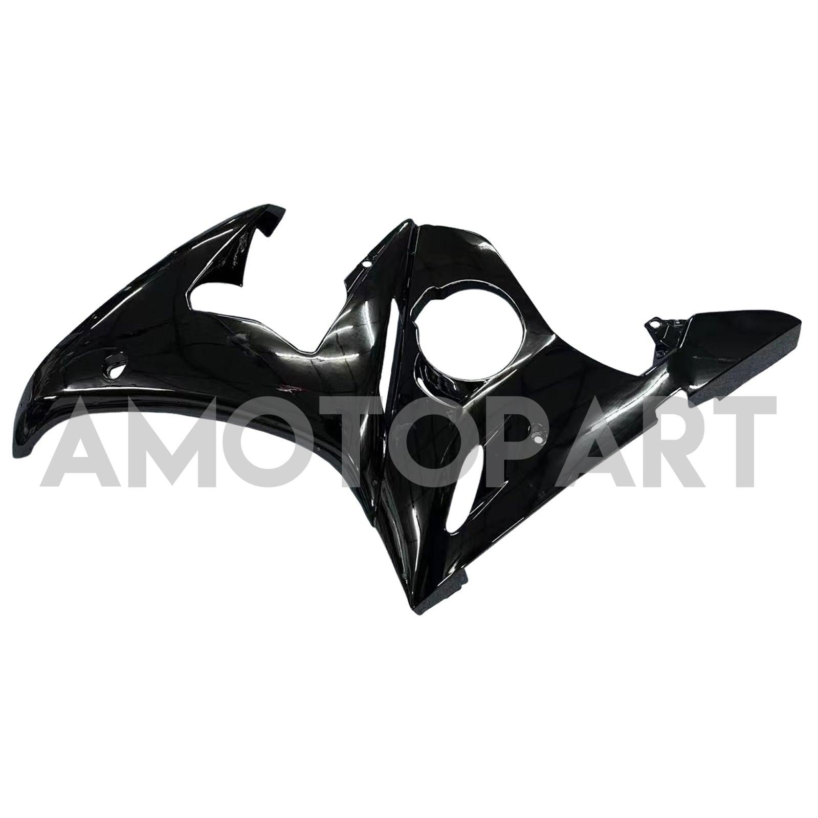 Amotopart 2005 ヤマハ YZF R6 フェアリング グロス ブラック キット