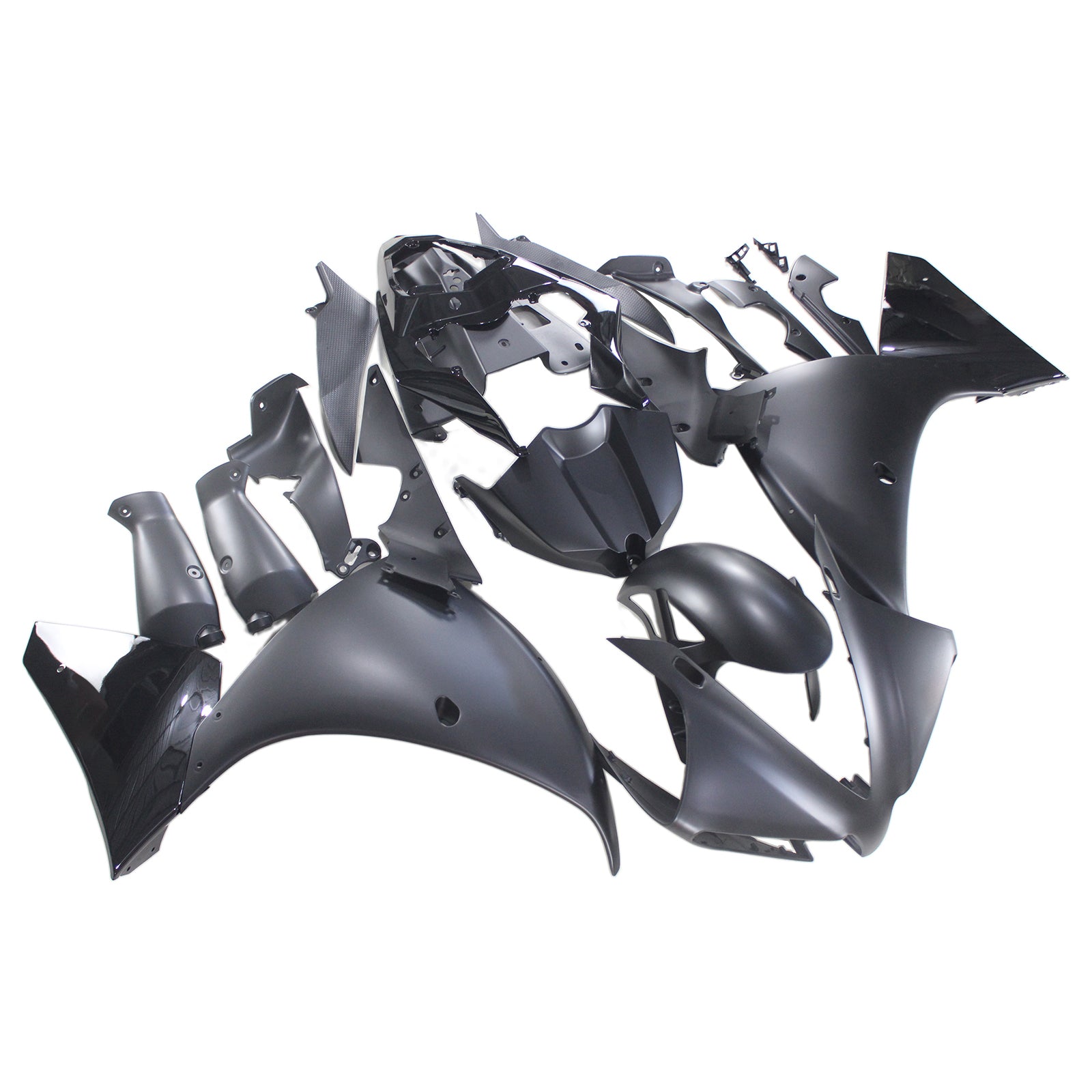 Amotopart ヤマハ 2012-2014 YZF 1000 R1 ブラック フェアリング キット
