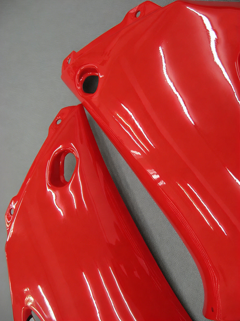 Amotopart 1998-1999 Yamaha YZF 1000 R1 Red & White Logos Fairing Kit