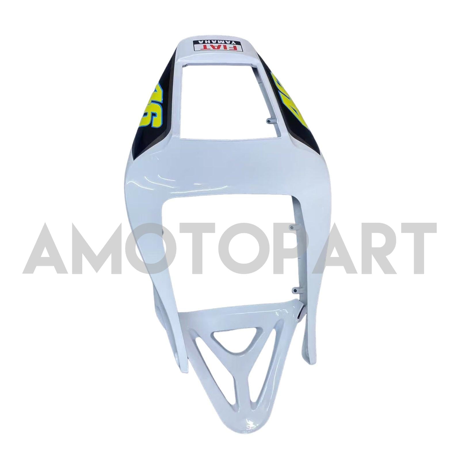 Amotopart 1998-1999 Yamaha YZF 1000 R1 Bleu&Kit de carénage blanc Style2
