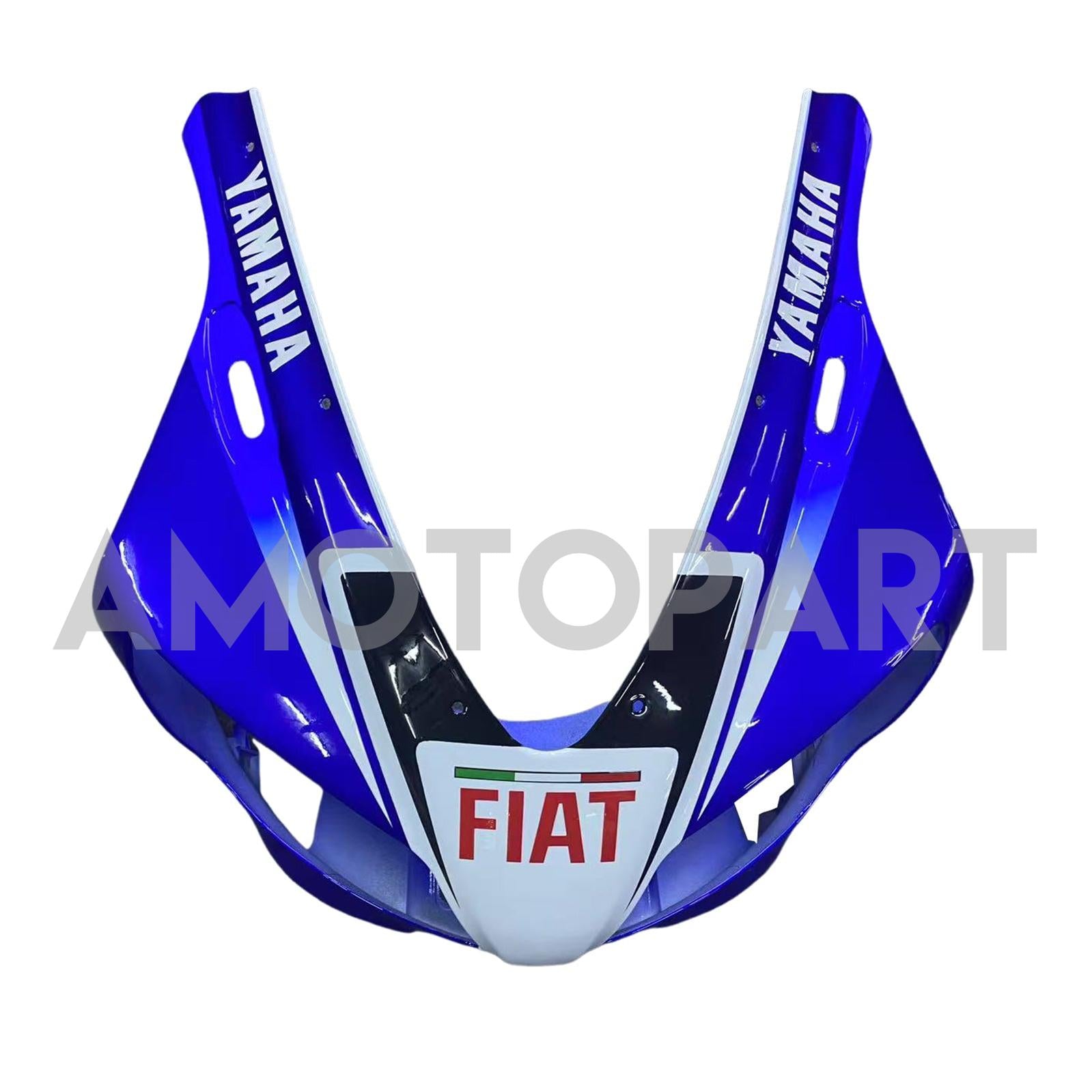 Amotopart 1998-1999 Yamaha YZF 1000 R1 Bleu&Kit de carénage blanc Style2