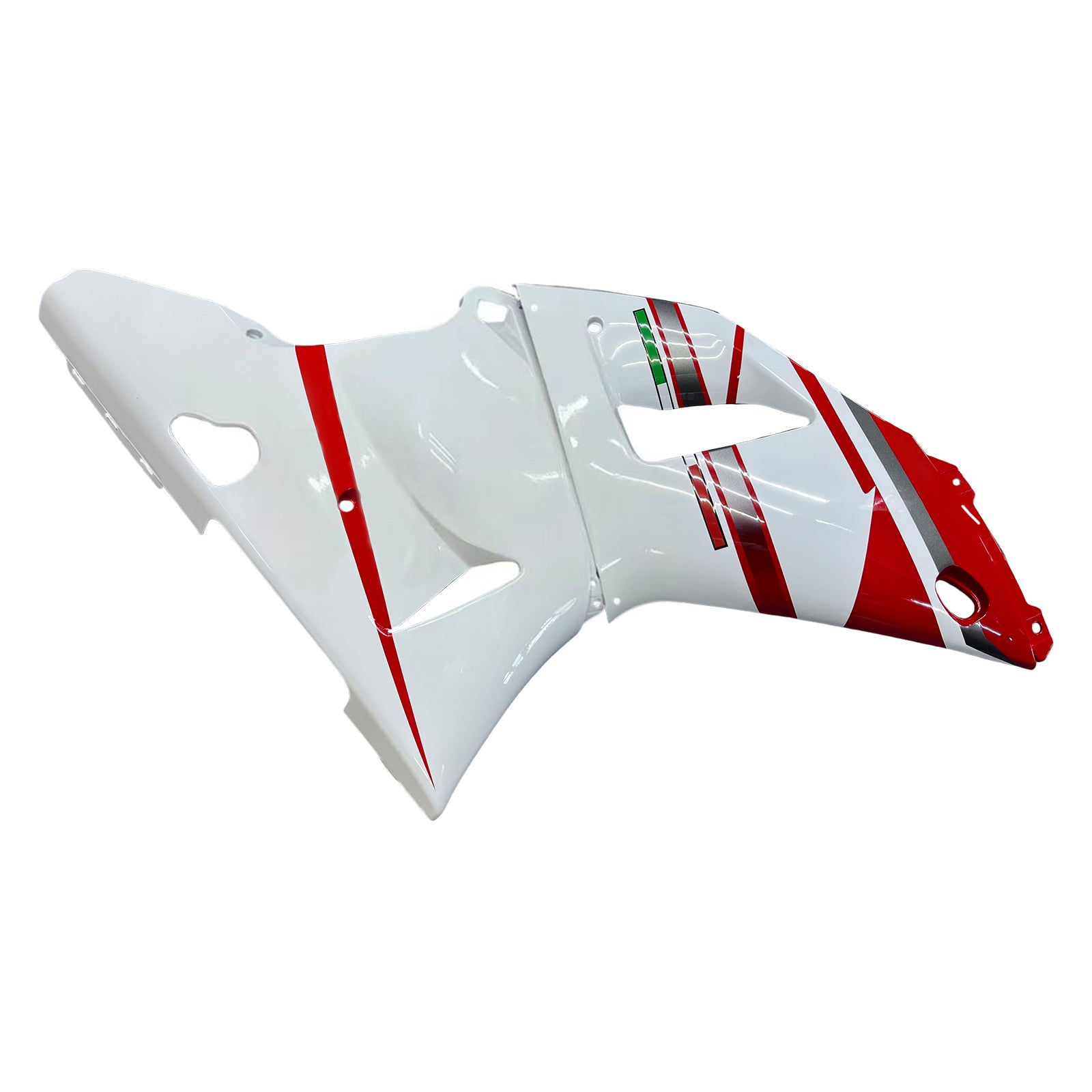 Amotopart 1998-1999 Yamaha YZF 1000 R1 Red&White Fairing Kit