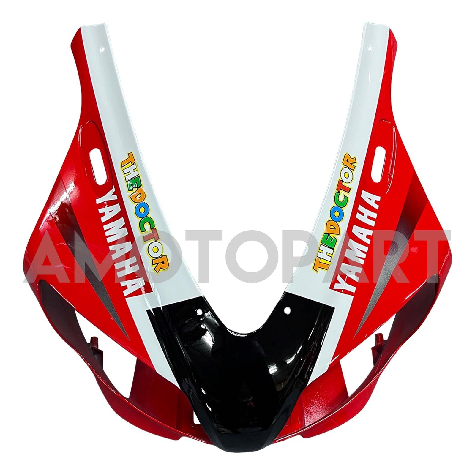 Amotopart 1998-1999 Yamaha YZF 1000 R1 Red & White Fairing Kit