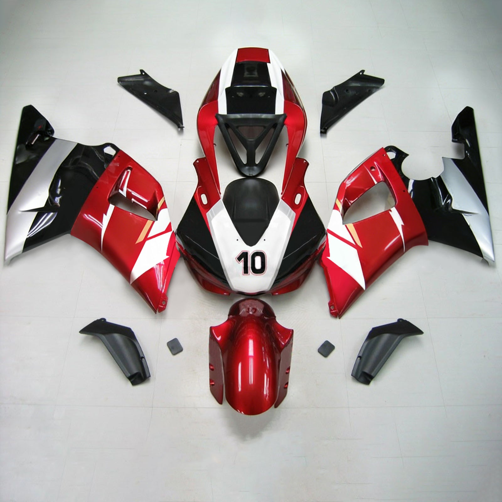 Zestaw owiewek Amotopart Yamaha 1998-1999 YZF 1000 R1 czerwono-czarny