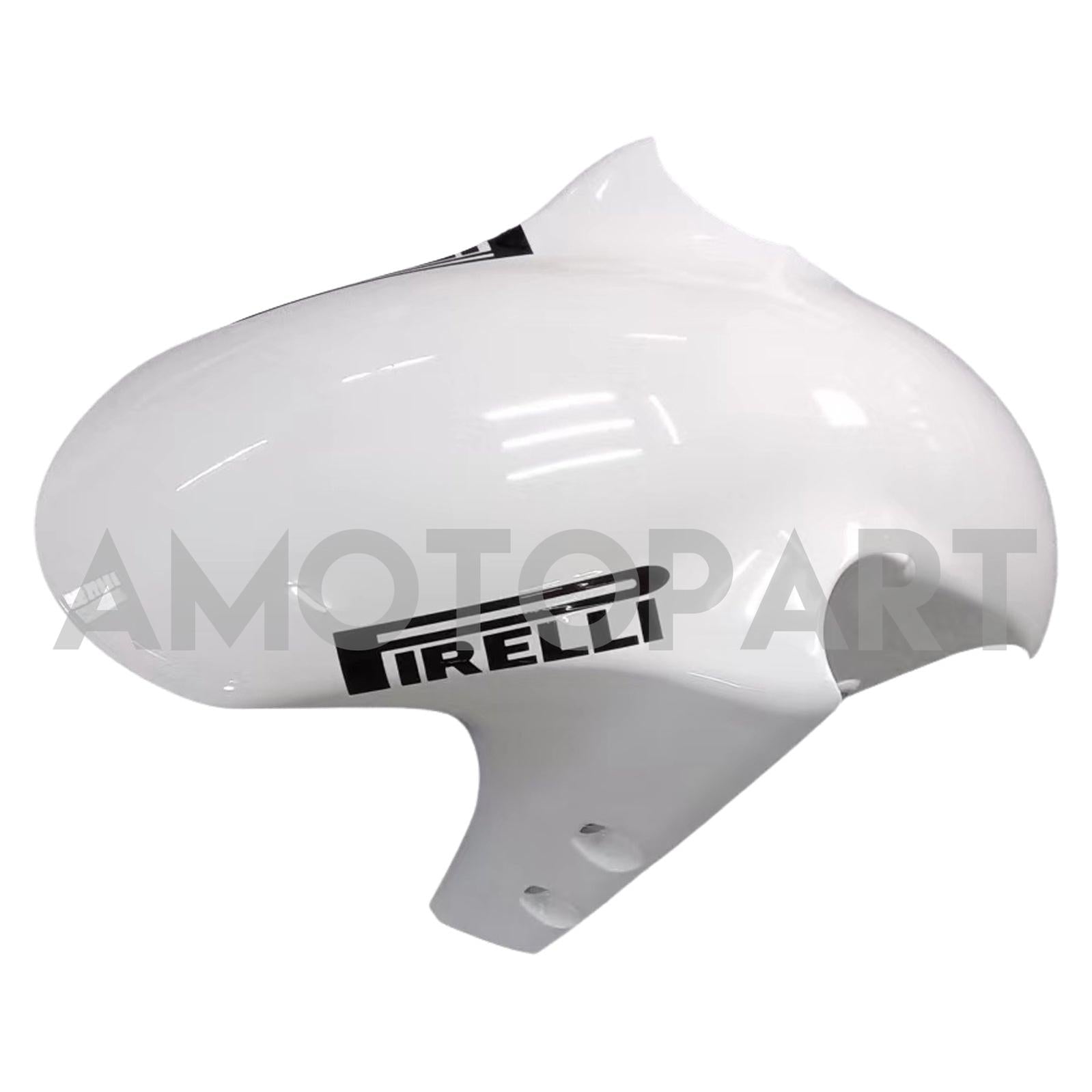 Amotopart Yamaha 1998-1999 YZF 1000 R1 White Mix Black Fairing Kit
