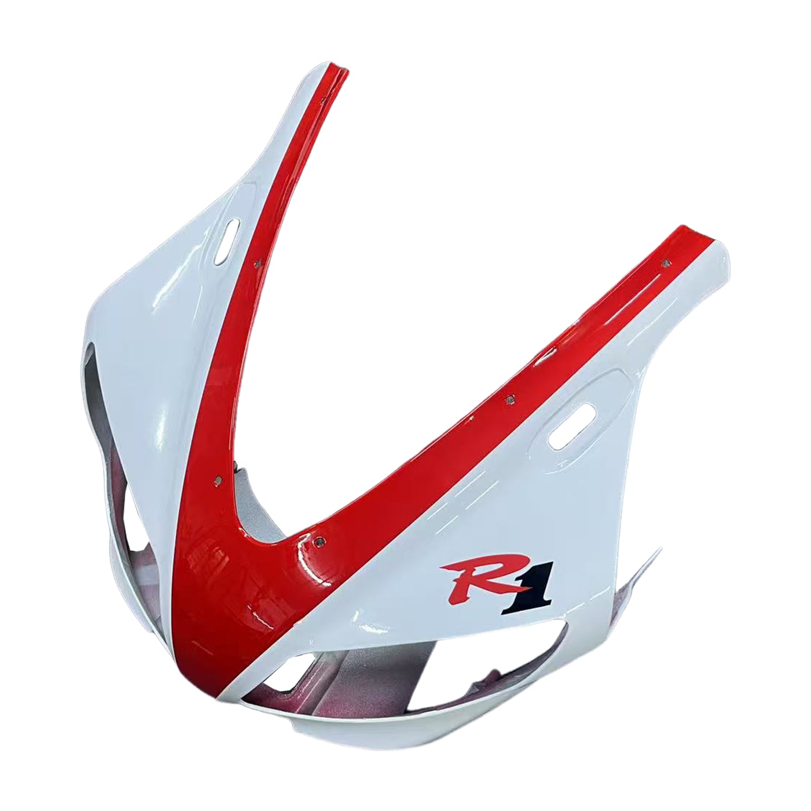 Carenado Amotopart para Yamaha R1 1998-1999, fibra de carbono, negro y rojo.&WKit blanco