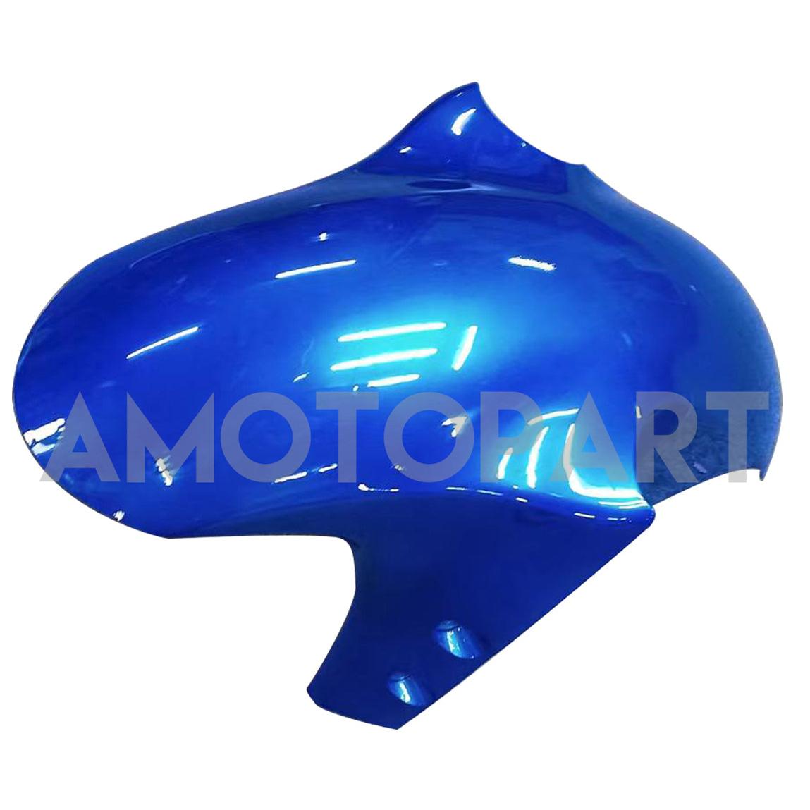 Amotopart 1998-1999 Yamaha YZF 1000 R1 Bleu&Kit de carénage blanc Style5