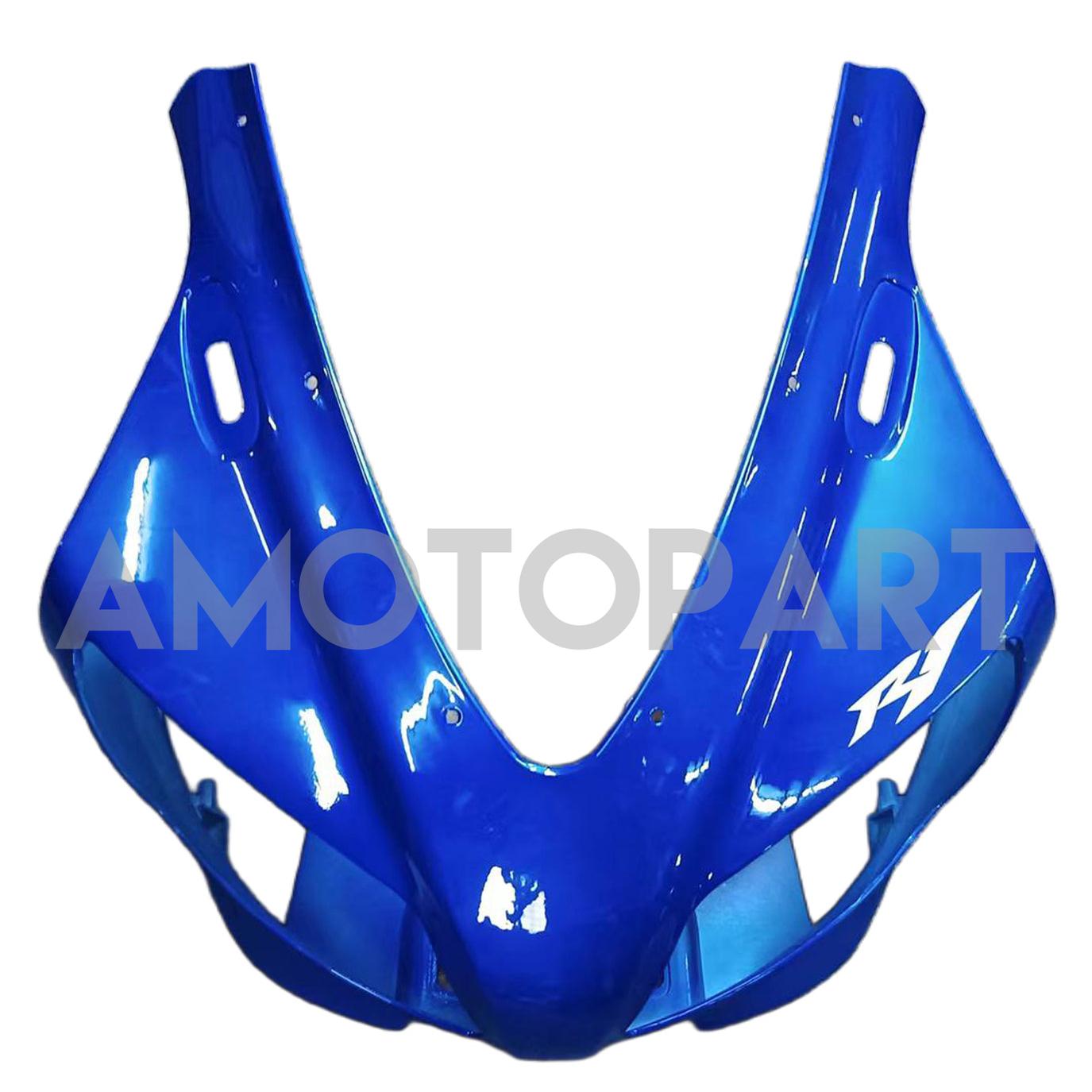 Amotopart 1998-1999 Yamaha YZF 1000 R1 Bleu&Kit de carénage blanc Style5