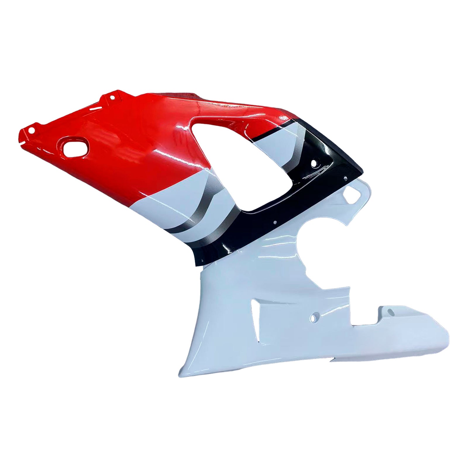 Amotopart 1998-1999 Yamaha YZF 1000 R1 Black Red White Fairing Kit
