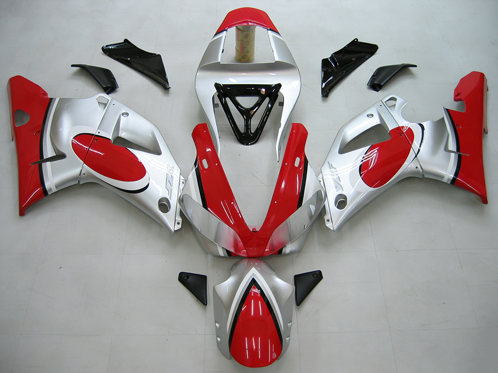 Amotopart 2000-2001 Yamaha R1 kuip Red & Sliver Kit