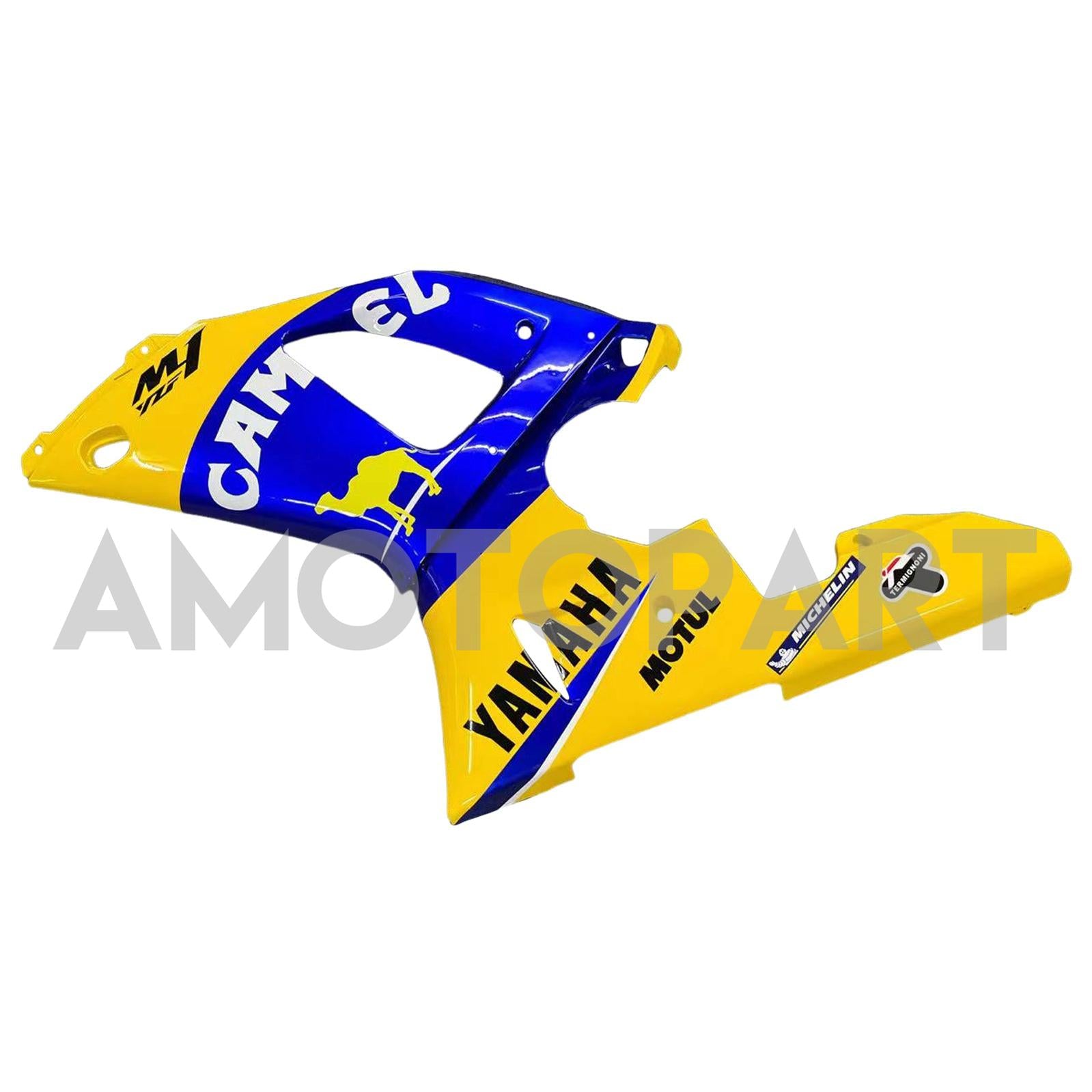 Amotopart 2000-2001 Yamaha YZF 1000 R1 Blue&Yellow Fairing Kit