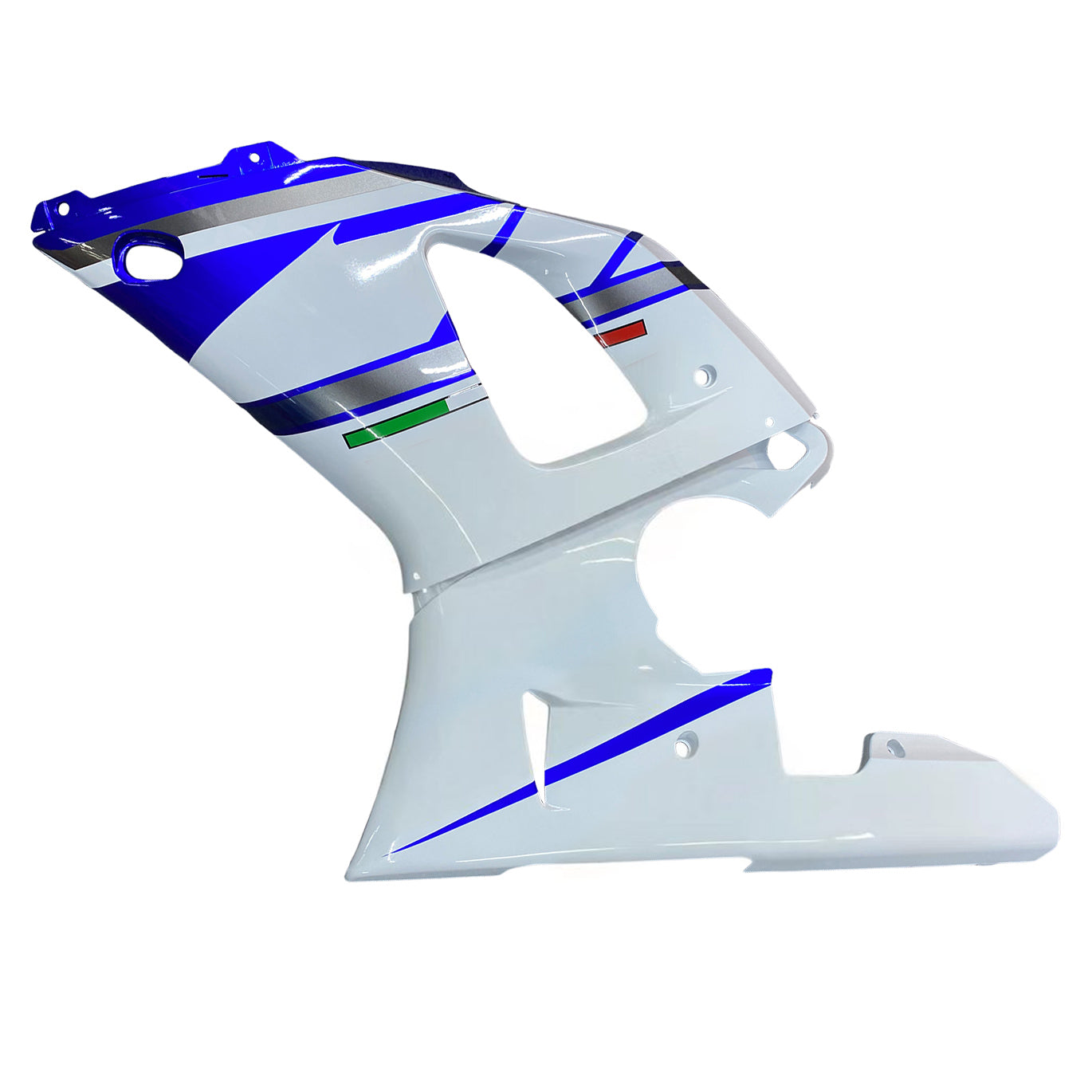 Amotopart 2000-2001 Yamaha YZF 1000 R1 Blue&White Style2 Fairing Kit