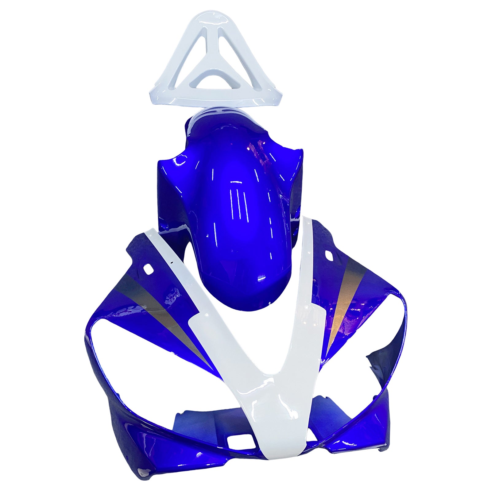 Amotopart 2000-2001 Yamaha YZF 1000 R1 Blue&White Style2 Fairing Kit