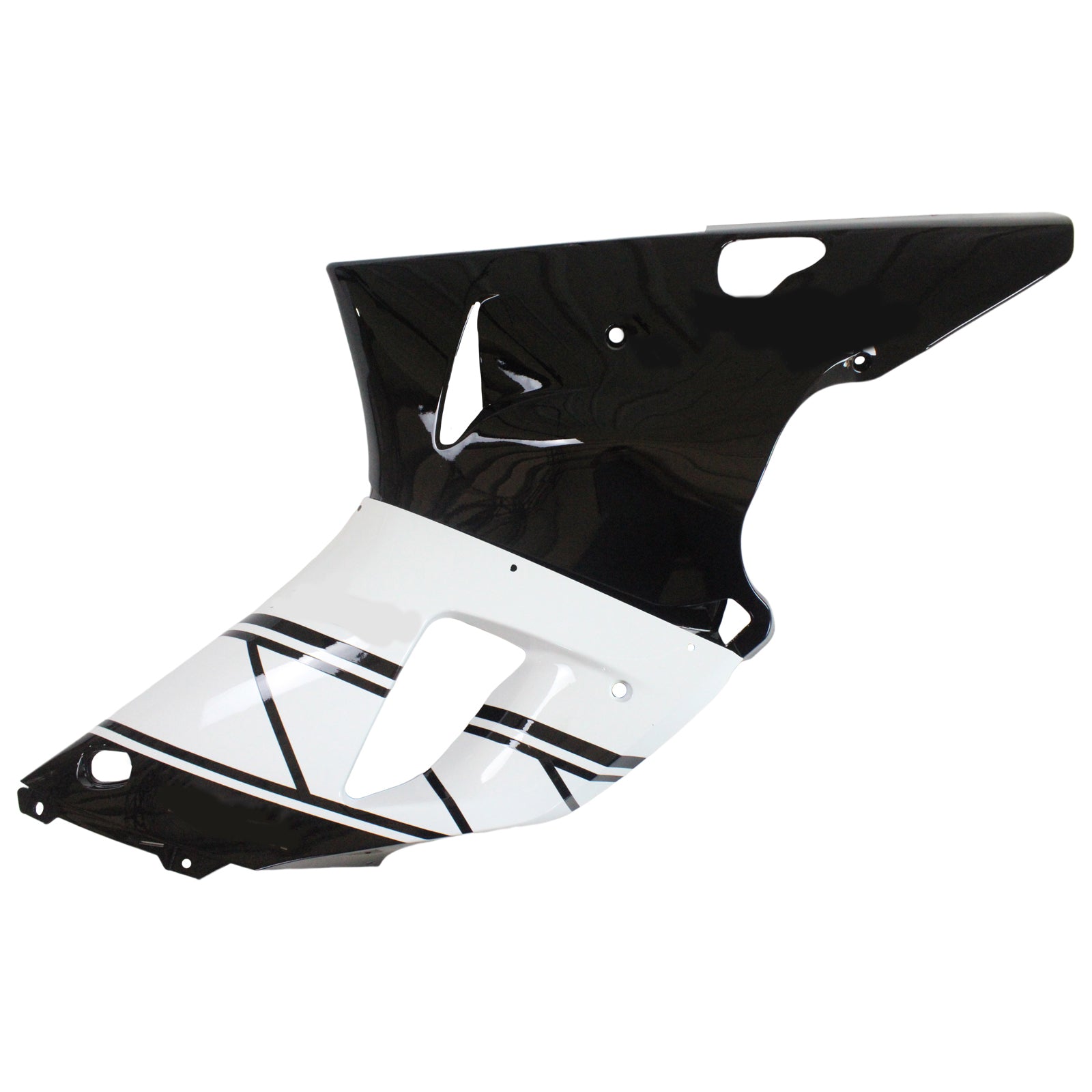 Amotopart 2000-2001 Yamaha YZF 1000 R1 Kit de carenado blanco y negro
