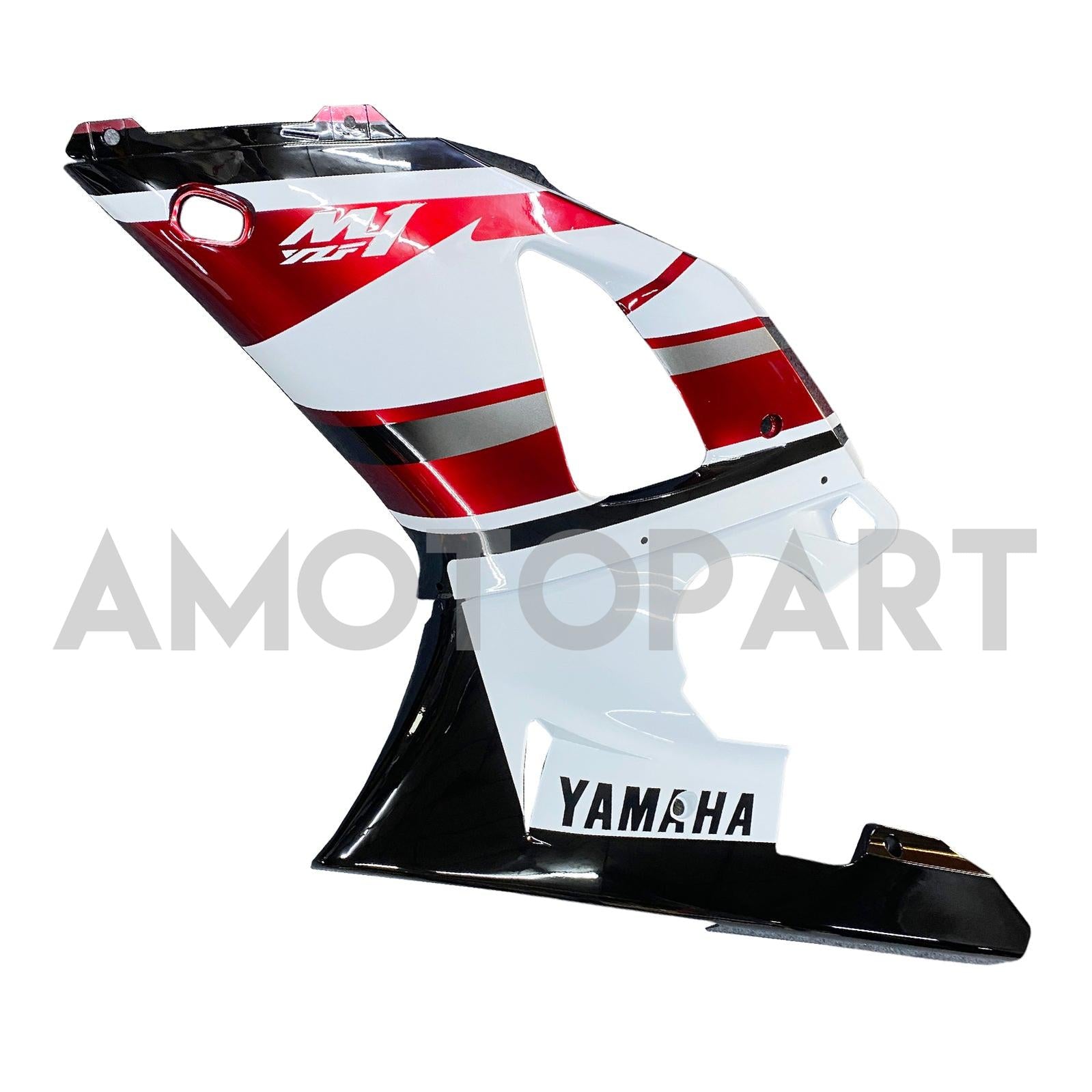 Amotopart Yamaha 2000-2001 YZF 1000 R1 Red White Fairing Kit