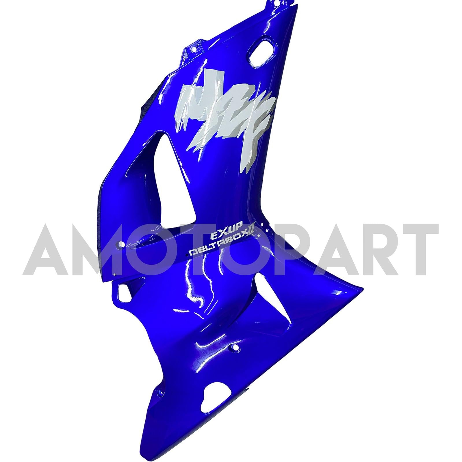 Amotopart 2000-2001 YZF 1000 R1 Yamaha Bleu&Kit de carénage blanc Style4